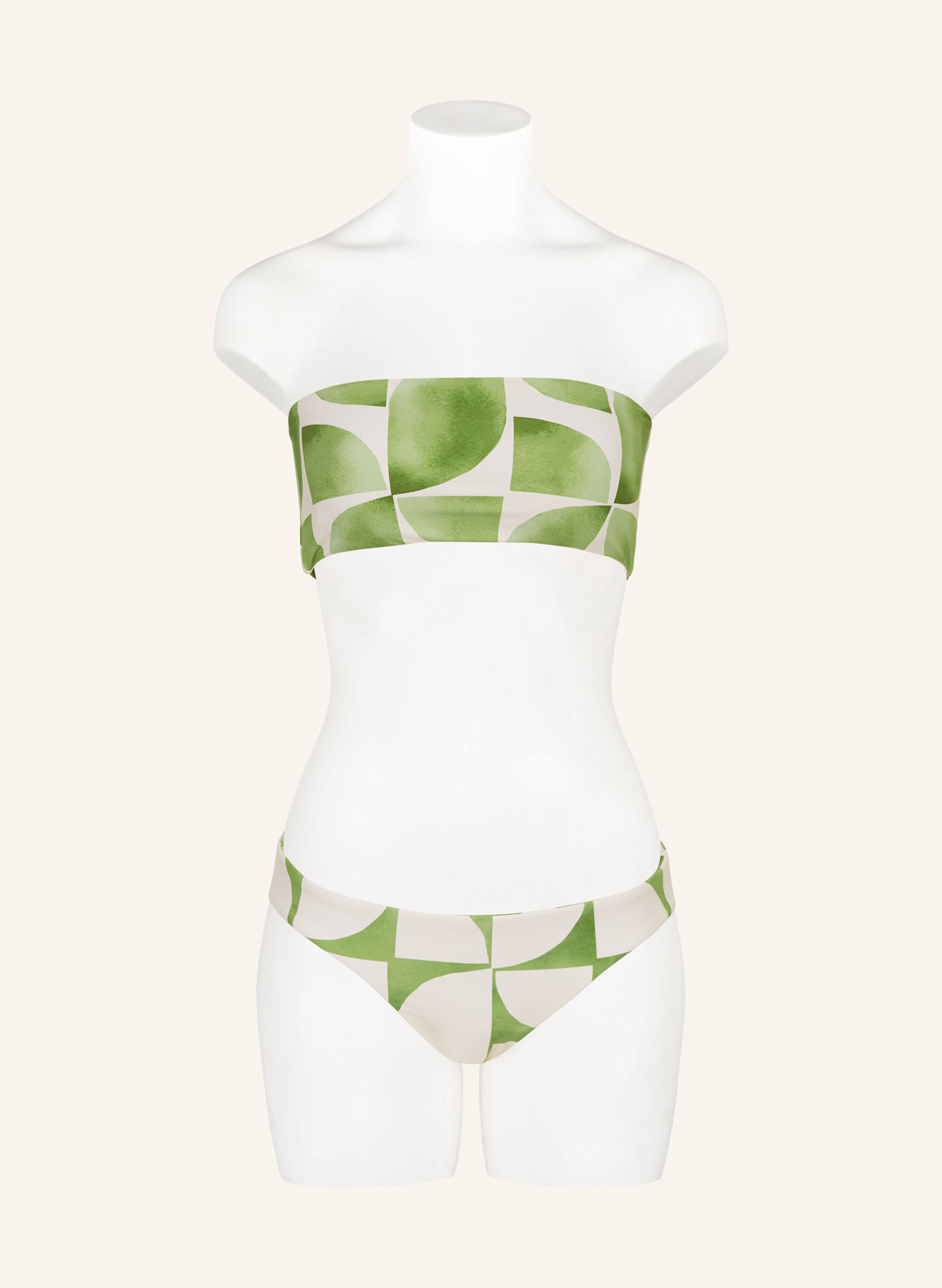 SEAFOLLY Basic-Bikini-Hose SUNRAY zum Wenden: HELLGRÜN/ CREME