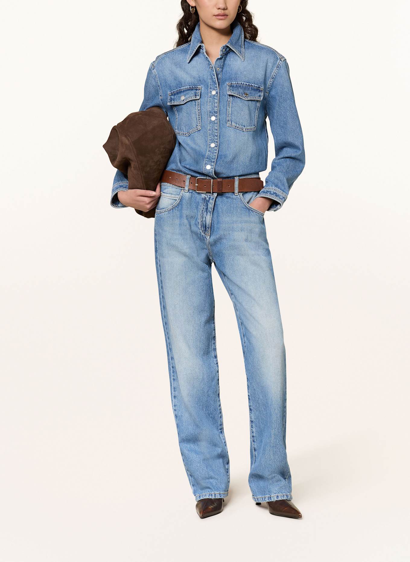 PINKO Jeans jumpsuit TSAVO TUTA: PJD MID WASH