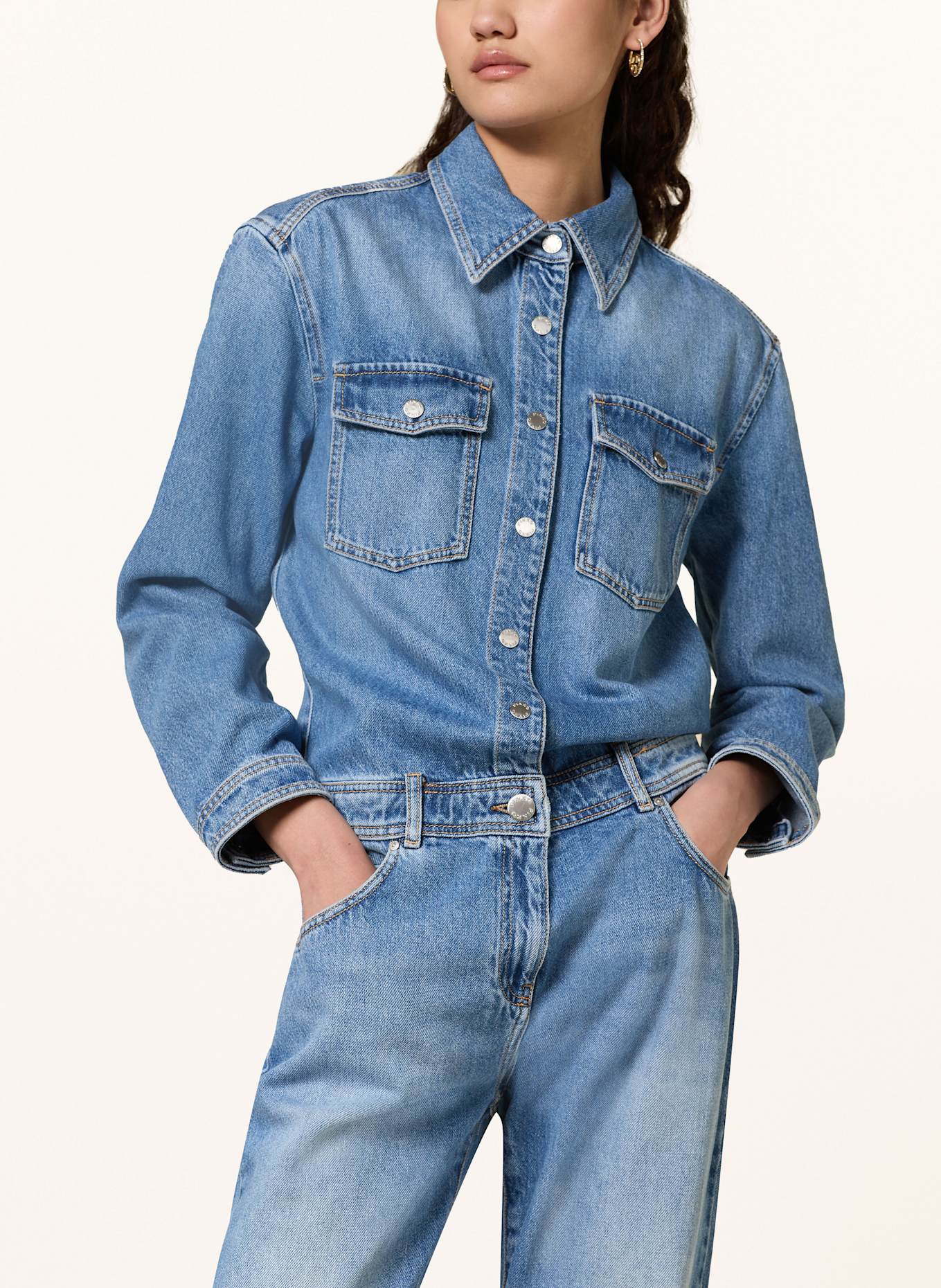 PINKO Jeans jumpsuit TSAVO TUTA: PJD MID WASH