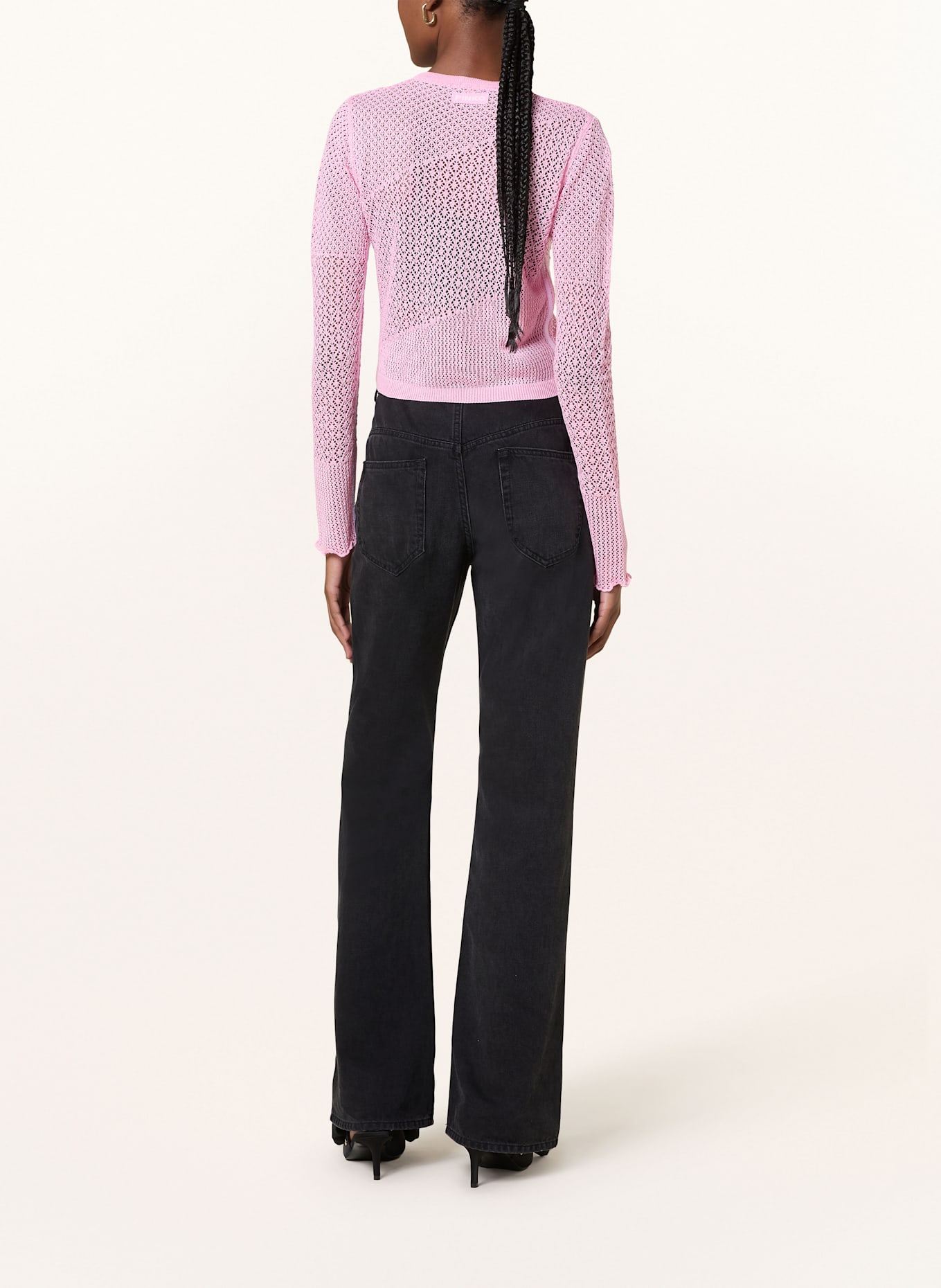 PINKO Cropped vest BAITOU: ROZE