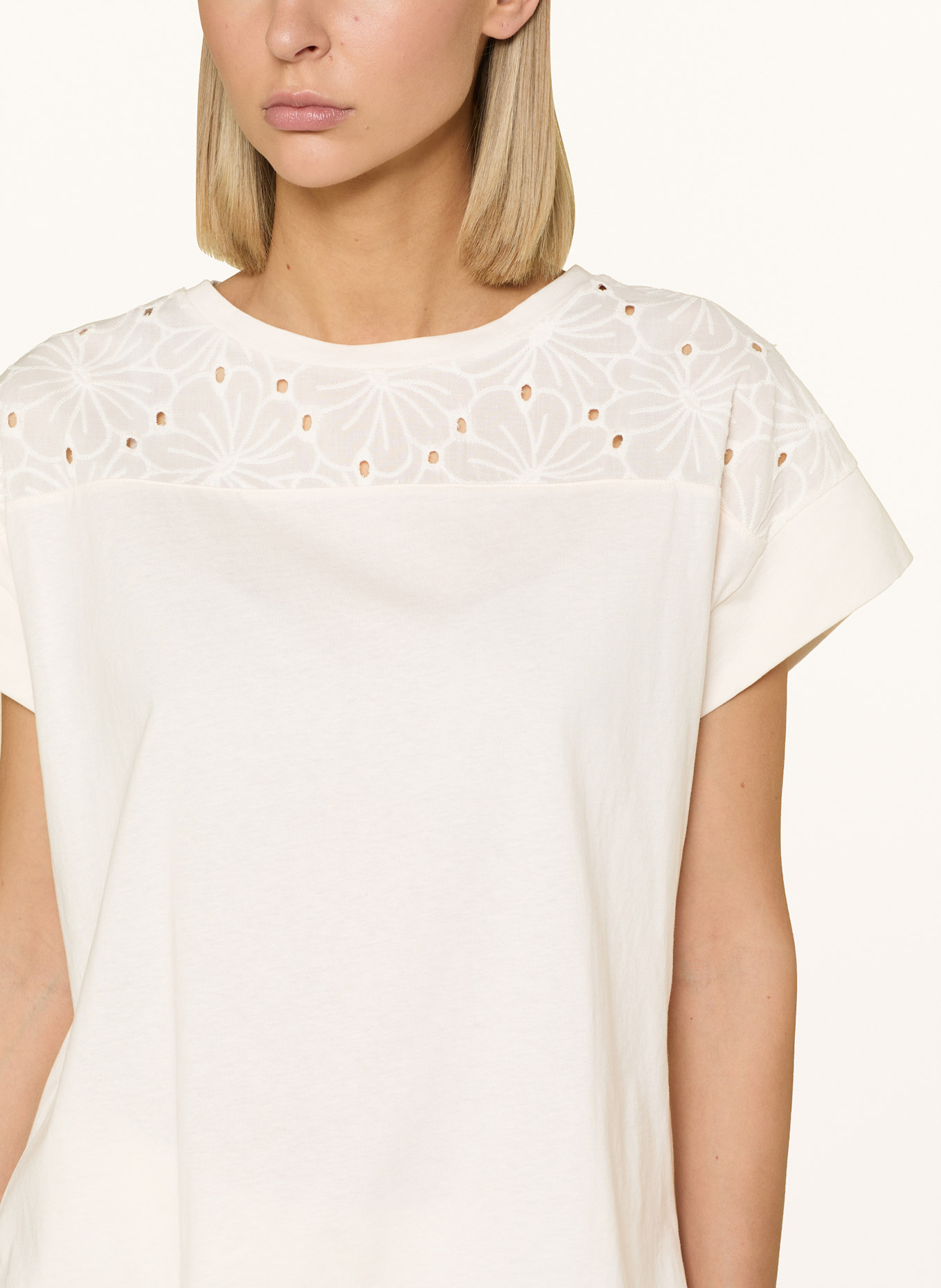 SCHIESSER Shorty-Schlafanzug CASUAL NIGHTWEAR: WEISS