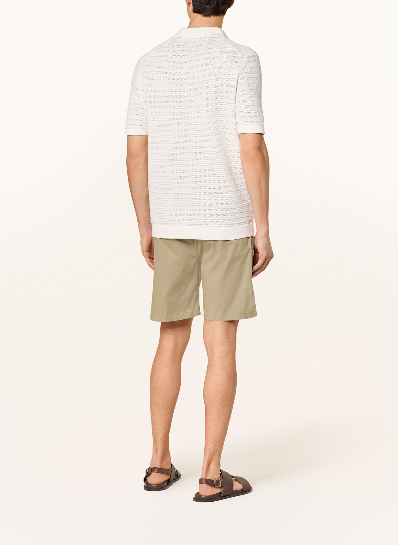 ALBERTO Szorty chinosy JACK wide fit: SZARY