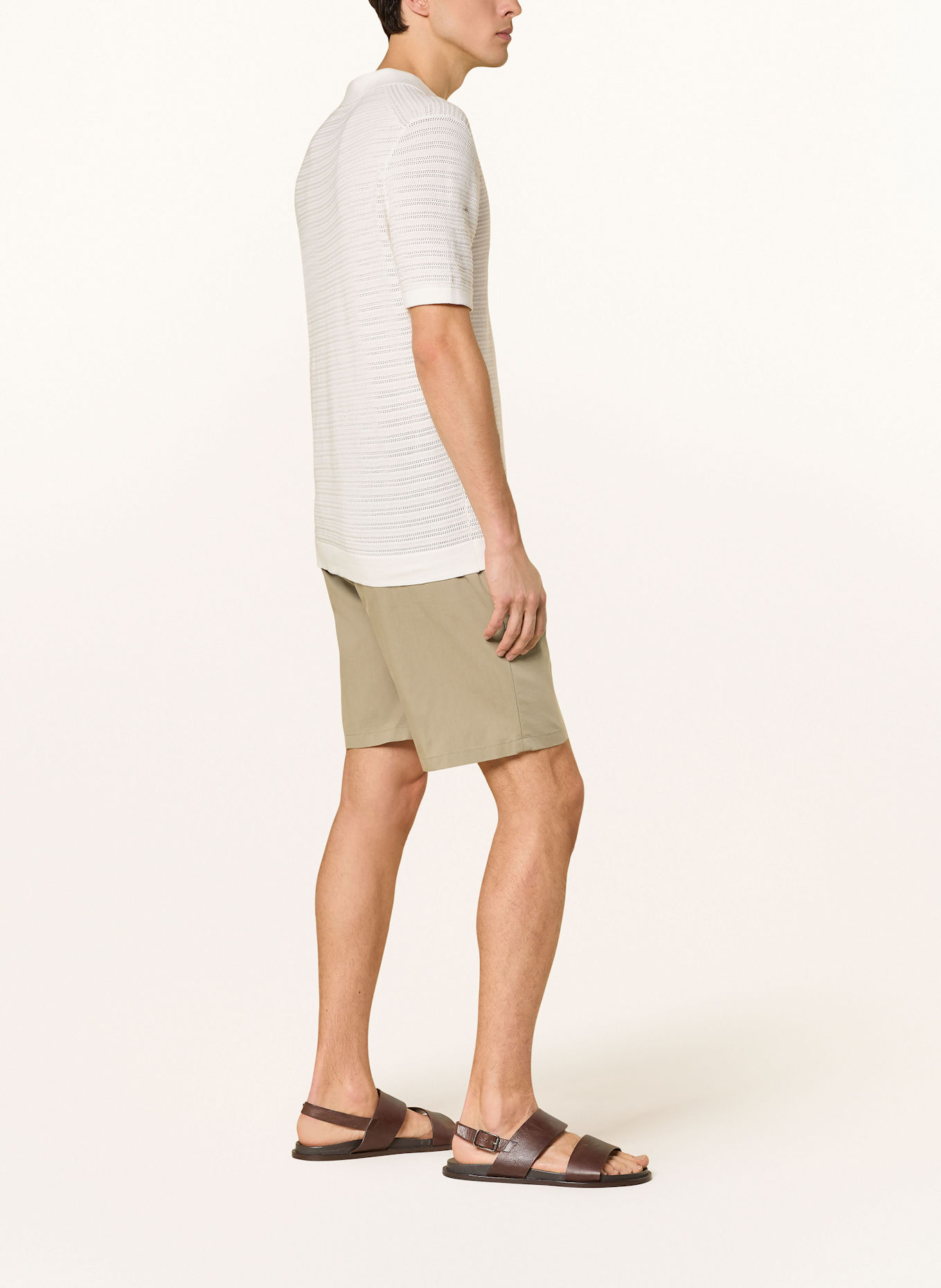 ALBERTO Szorty chinosy JACK wide fit: SZARY