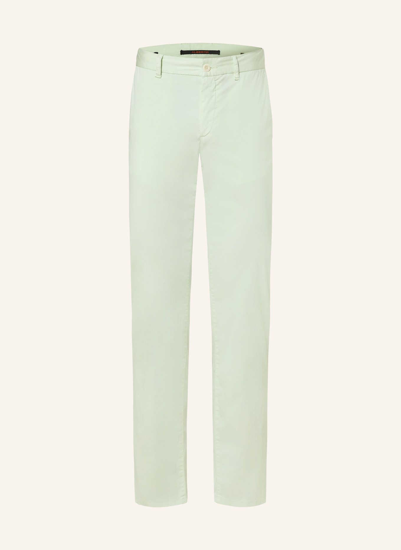 ALBERTO Chinosy LOU regular fit: JASNOZIELONY