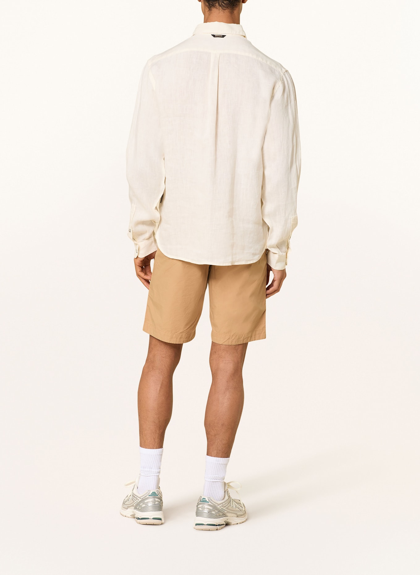 NAPAPIJRI Leinenhemd G-LINEN LS Regular Fit, Farbe: ECRU (Bild 3)