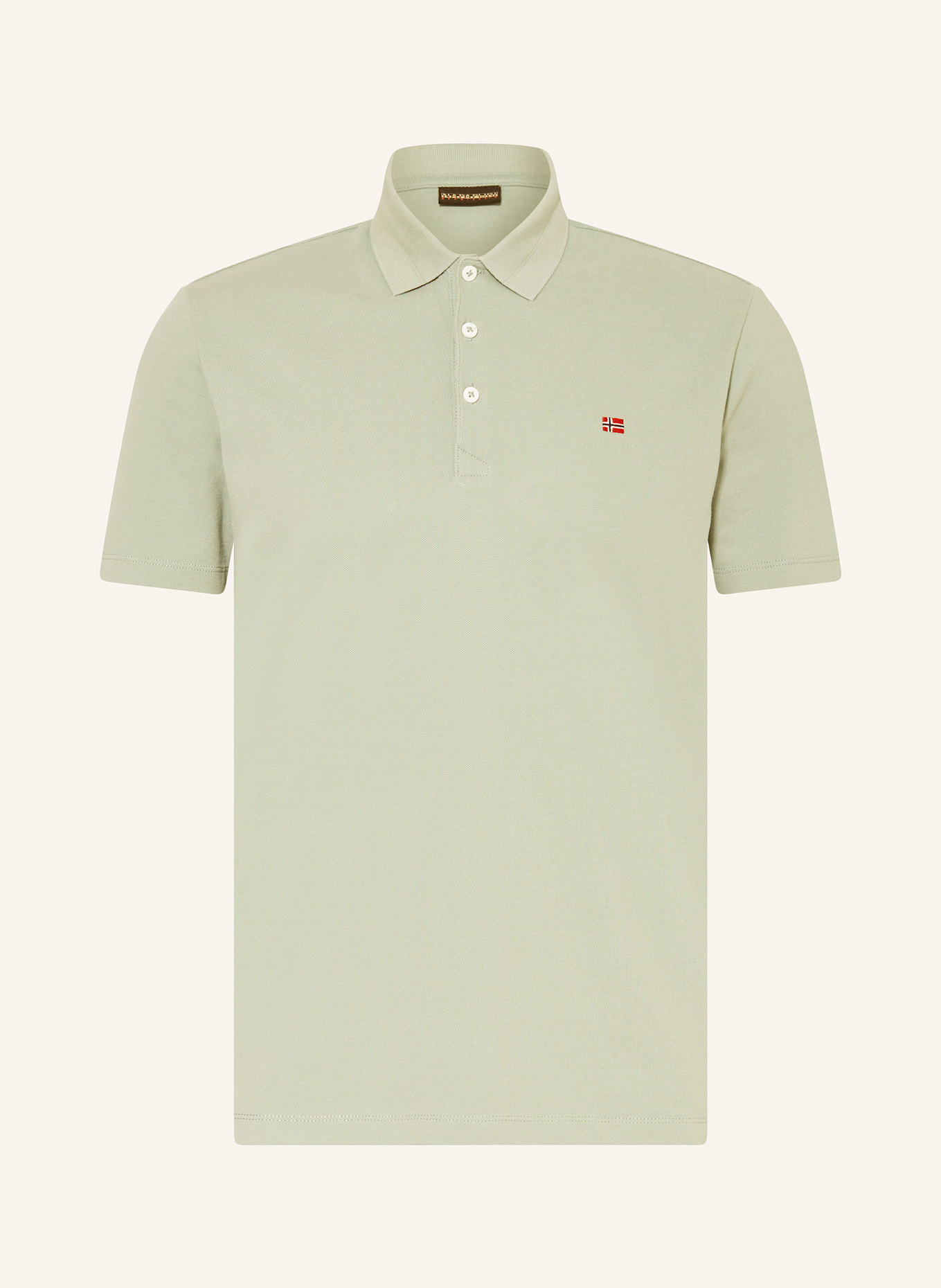 NAPAPIJRI Piqué polo shirt EALIS: LIGHT GREEN