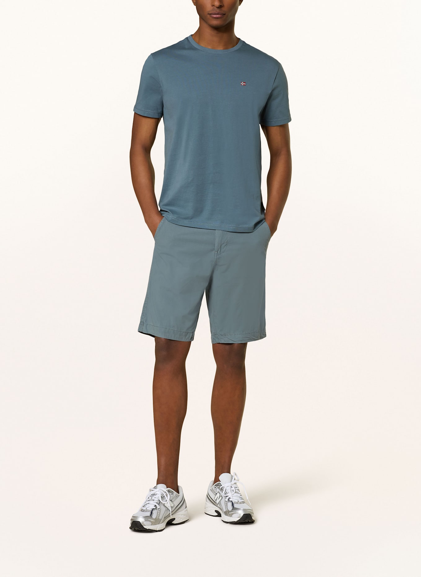 NAPAPIJRI Shorts NAKURU Extra Slim Fit: TEAL