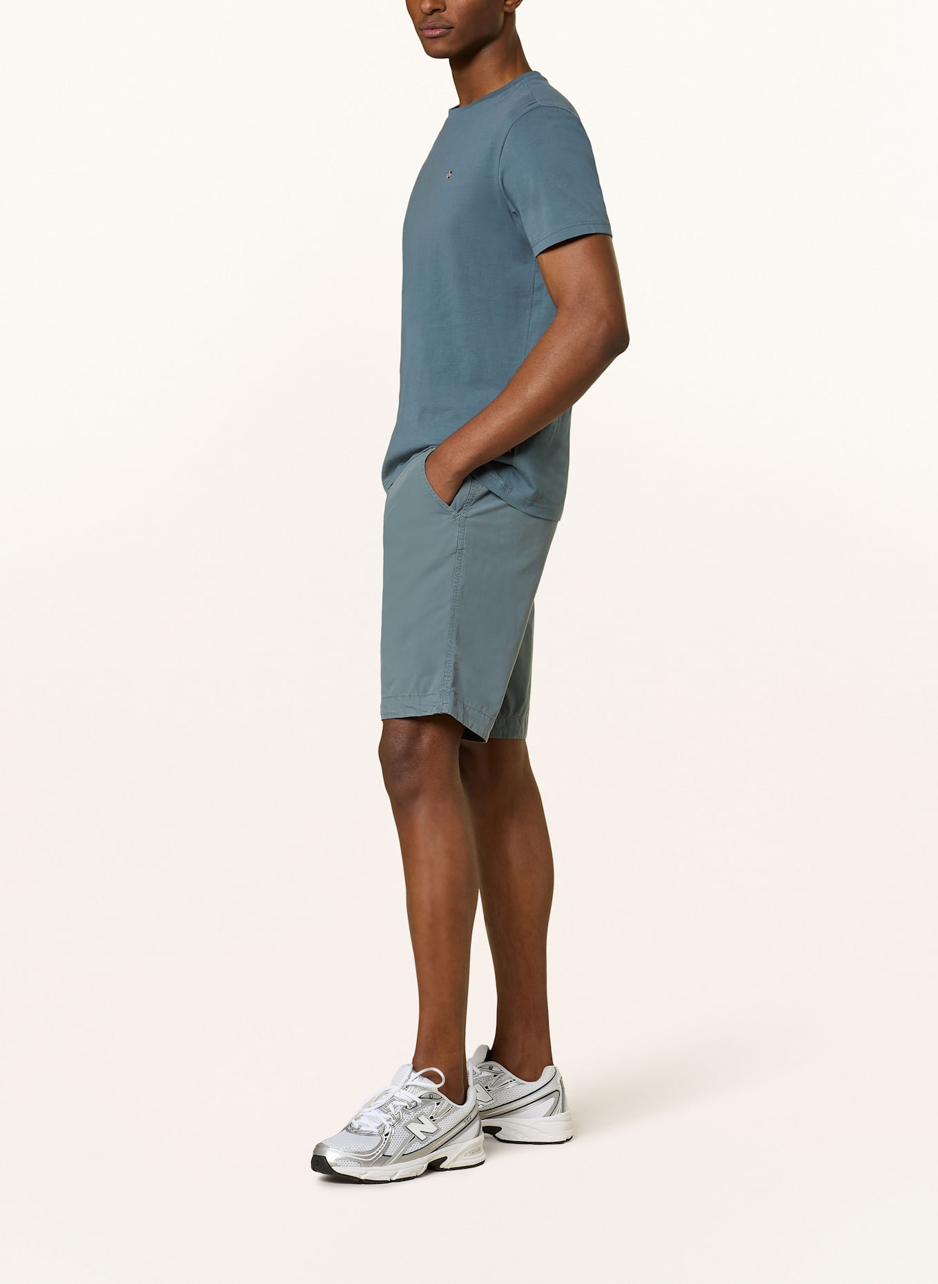 NAPAPIJRI Shorts NAKURU Extra Slim Fit: TEAL