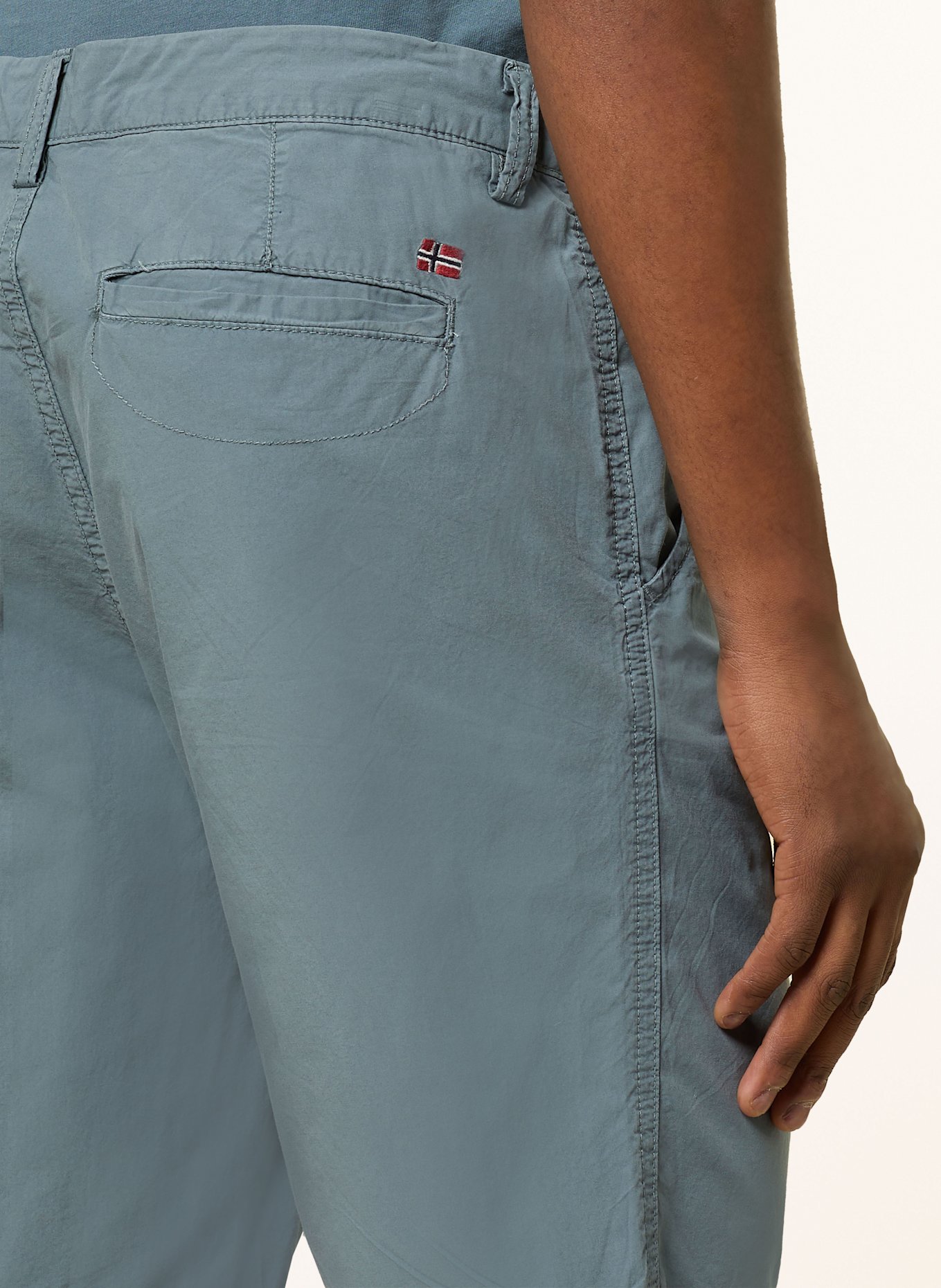 NAPAPIJRI Shorts NAKURU Extra Slim Fit: TEAL