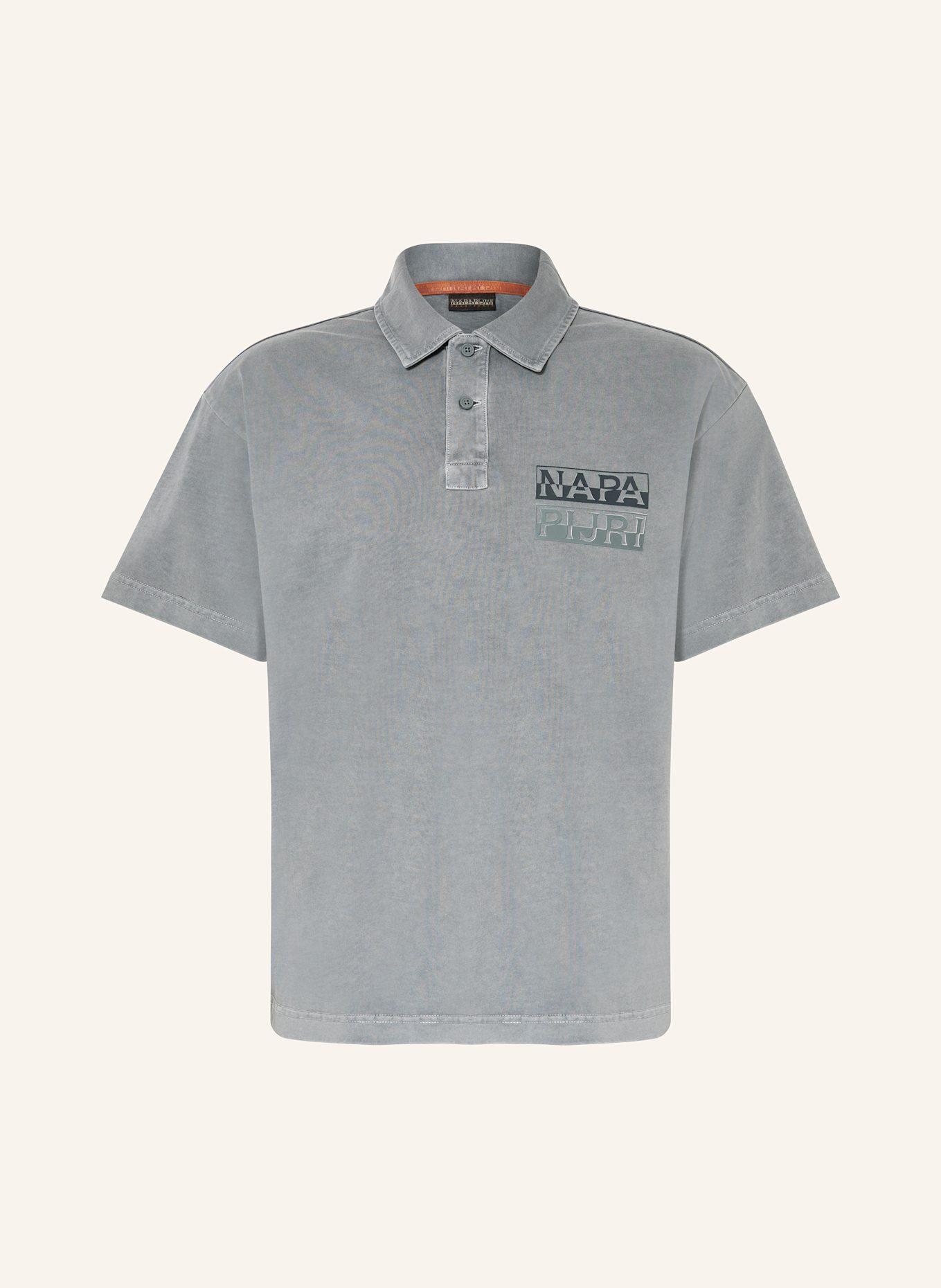 NAPAPIJRI Jersey polo shirt E-CORTONA: DARK GRAY