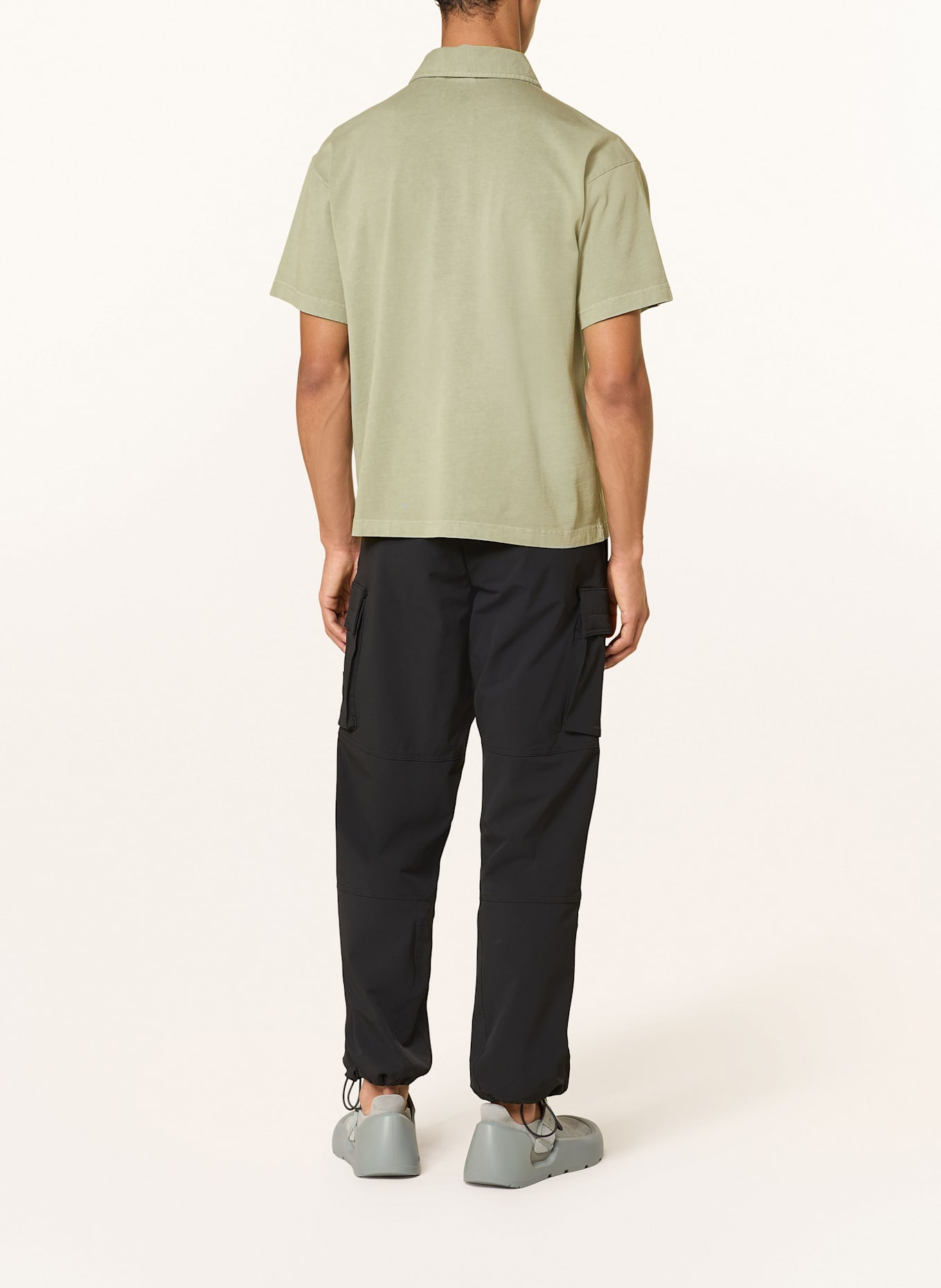 NAPAPIJRI Jersey polo shirt E-CORTONA: GREEN