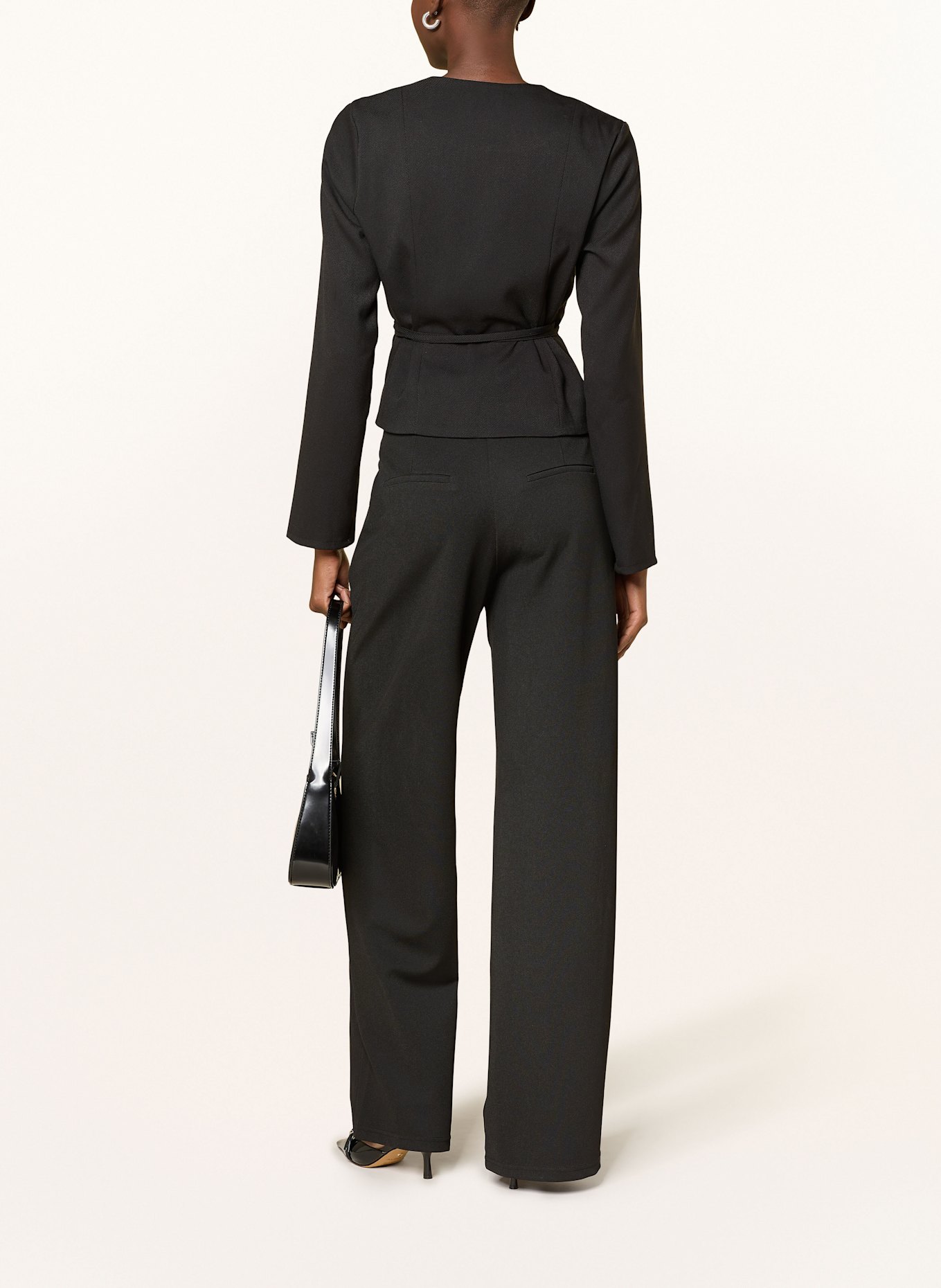 NEO NOIR Wickelbluse SIMMI: SCHWARZ