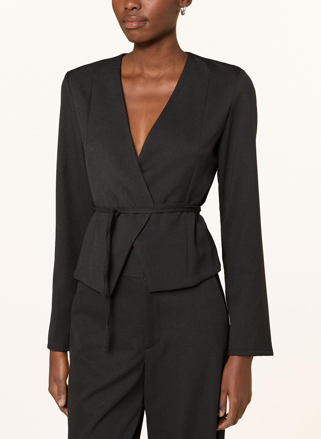 NEO NOIR Wickelbluse SIMMI: SCHWARZ