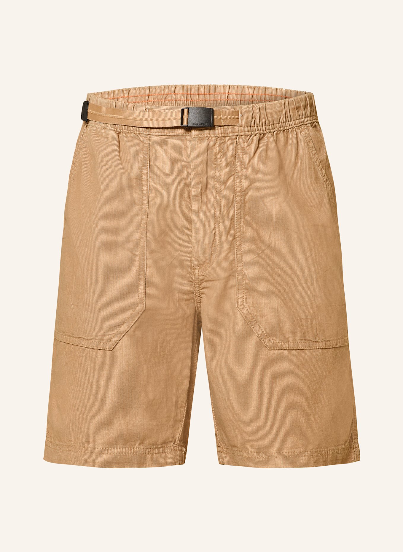 NAPAPIJRI Corduroy shorts N-MURLO Relaxed Fit: LIGHT BROWN