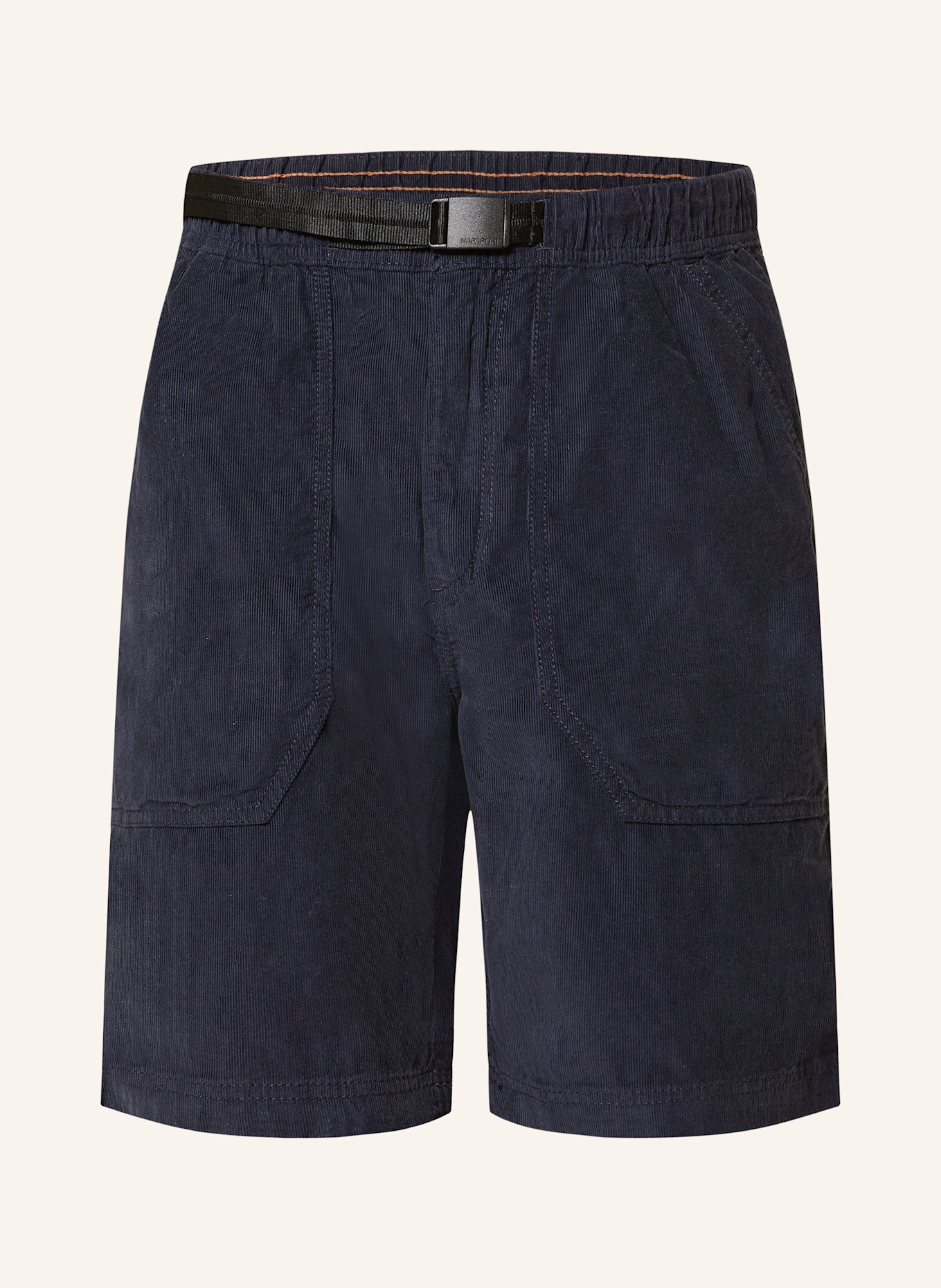 NAPAPIJRI Corduroy shorts N-MURLO Relaxed Fit: DARK BLUE