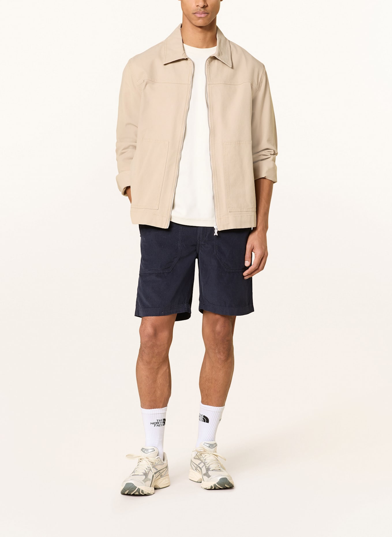 NAPAPIJRI Corduroy shorts N-MURLO Relaxed Fit: DARK BLUE