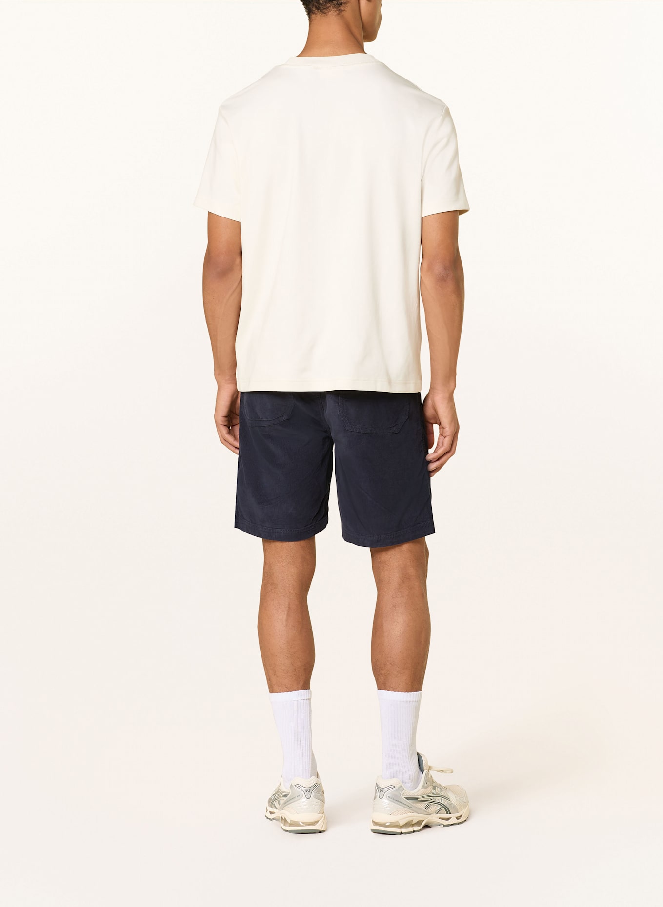 NAPAPIJRI Corduroy shorts N-MURLO Relaxed Fit: DARK BLUE