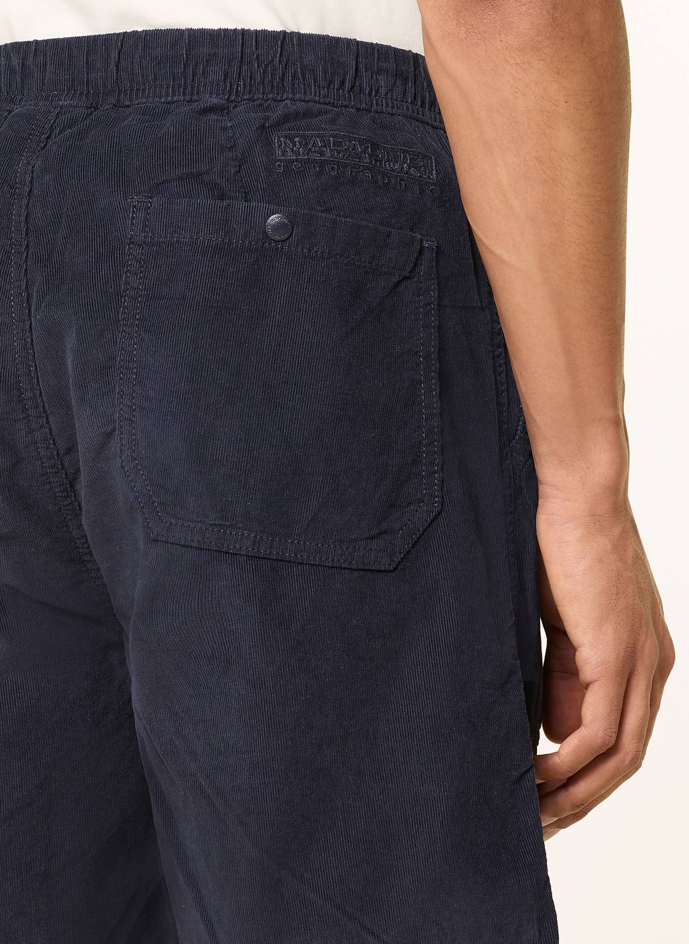 NAPAPIJRI Corduroy shorts N-MURLO Relaxed Fit: DARK BLUE