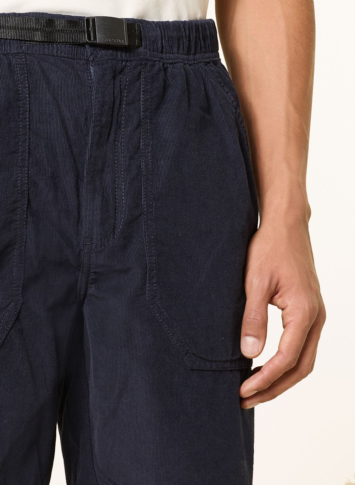NAPAPIJRI Corduroy shorts N-MURLO Relaxed Fit: DARK BLUE