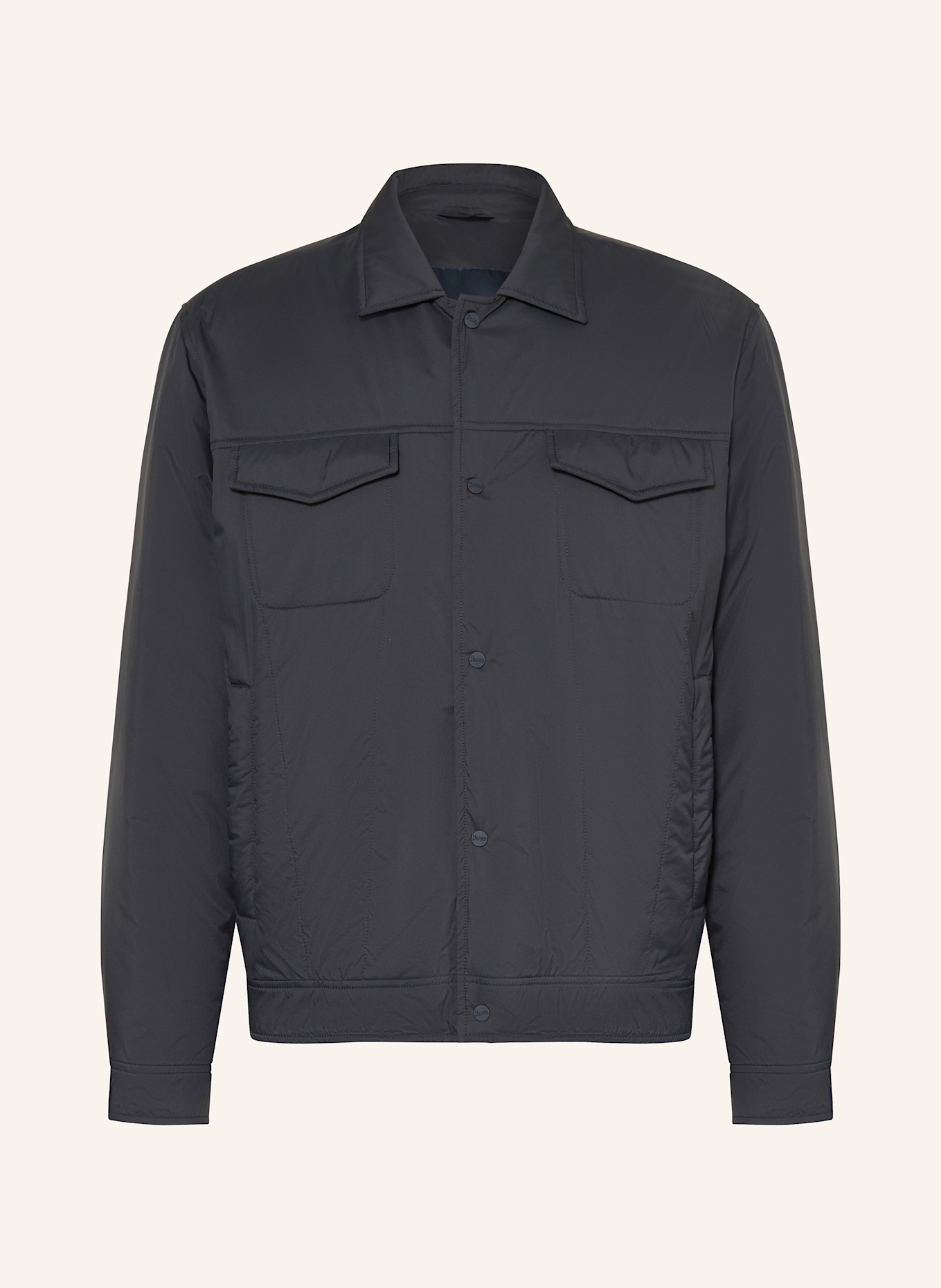 HERNO Overjacket: DUNKELBLAU