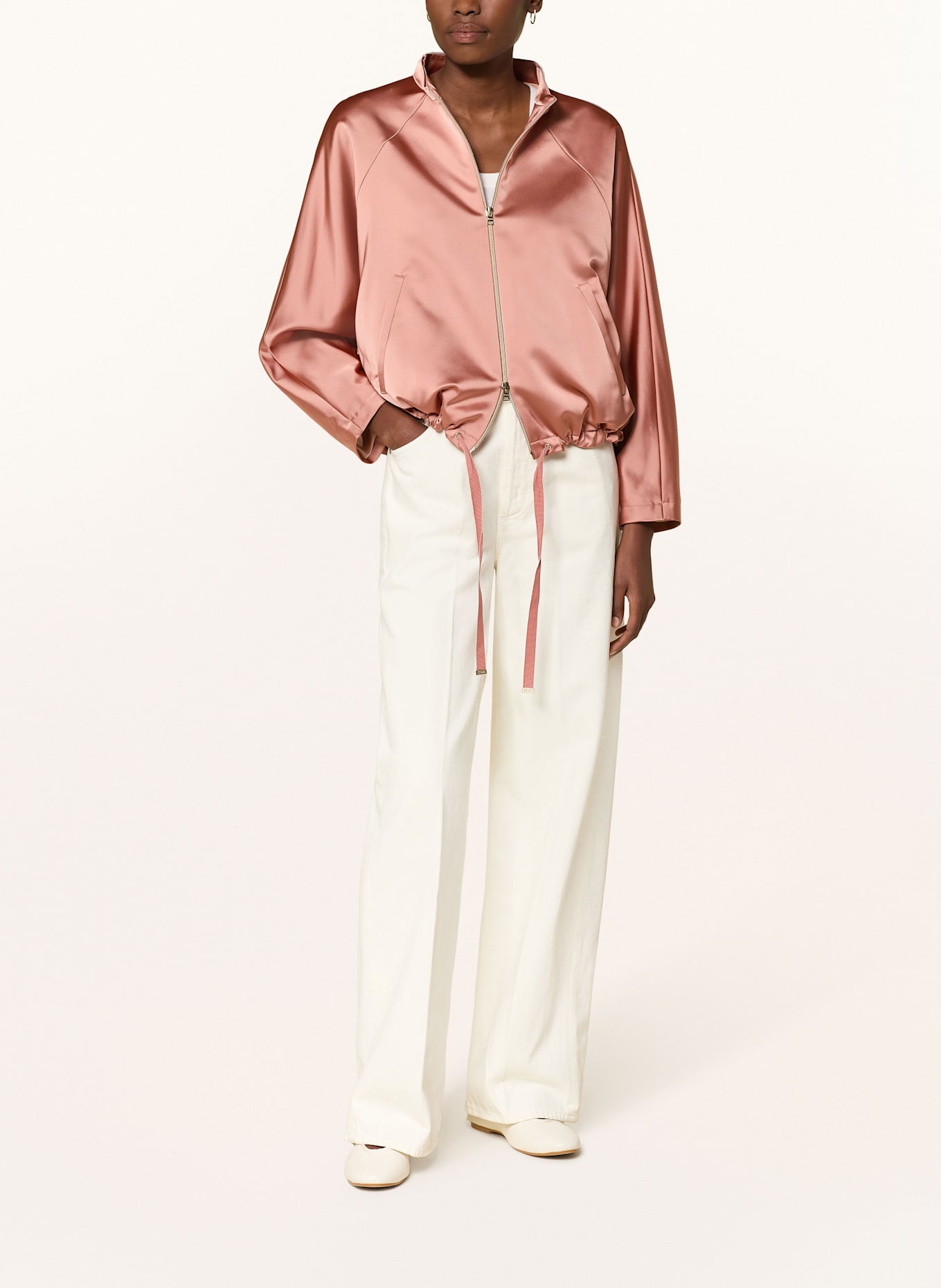 HERNO Satinblouson: LACHS