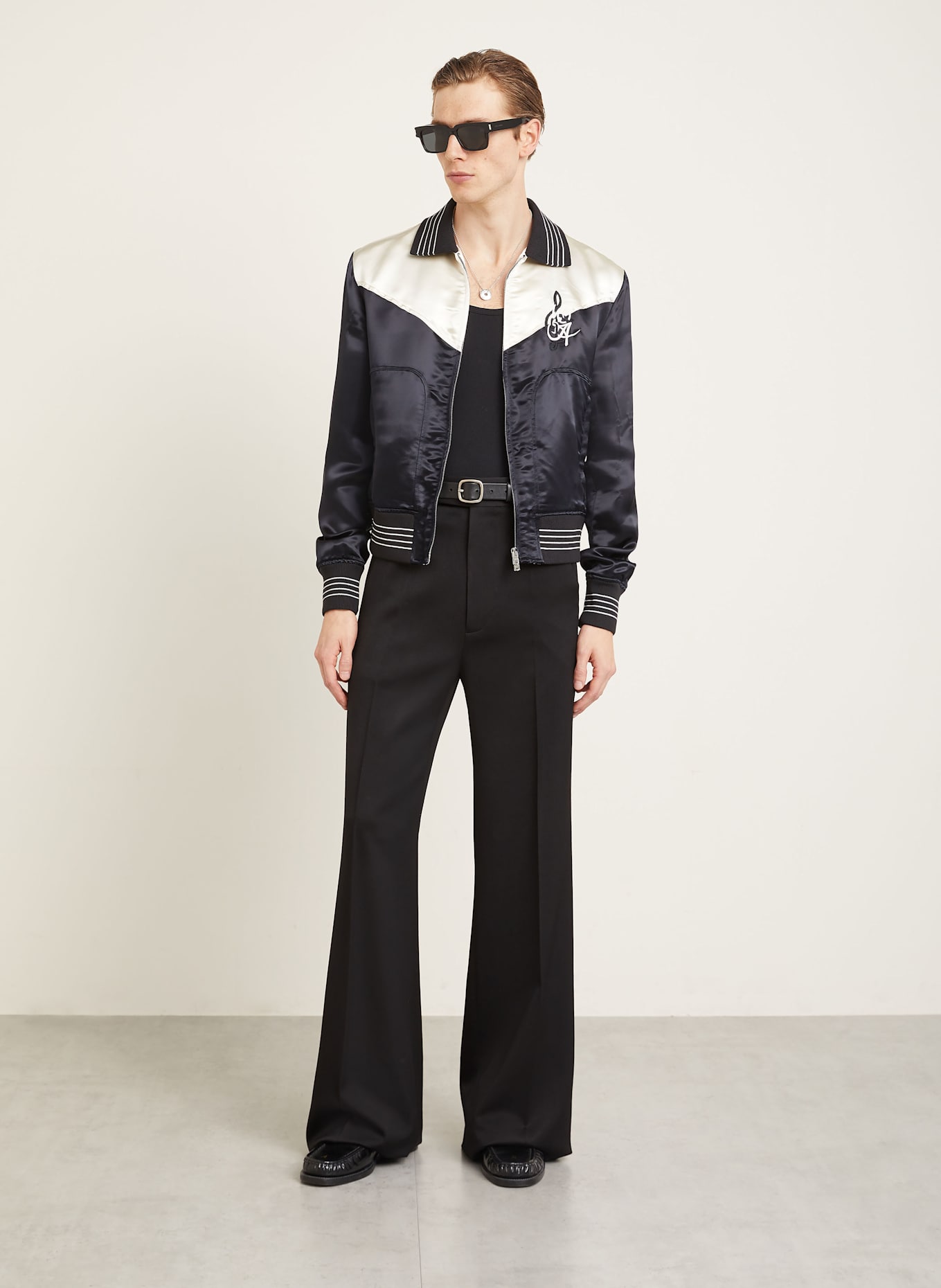 AMIRI Flare fit trousers: BLACK