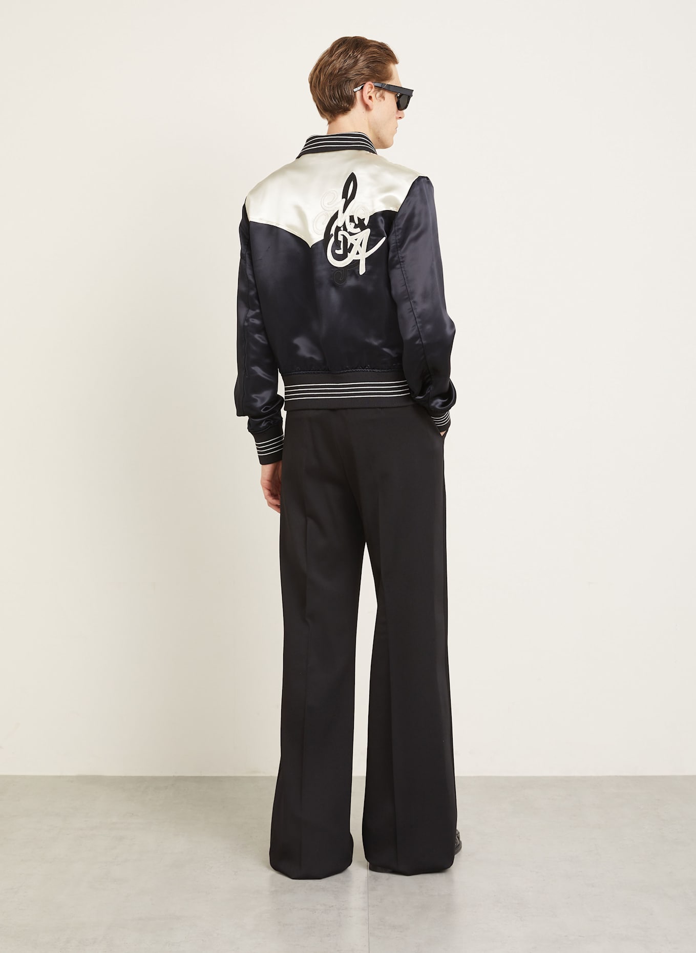 AMIRI Flare fit trousers: BLACK
