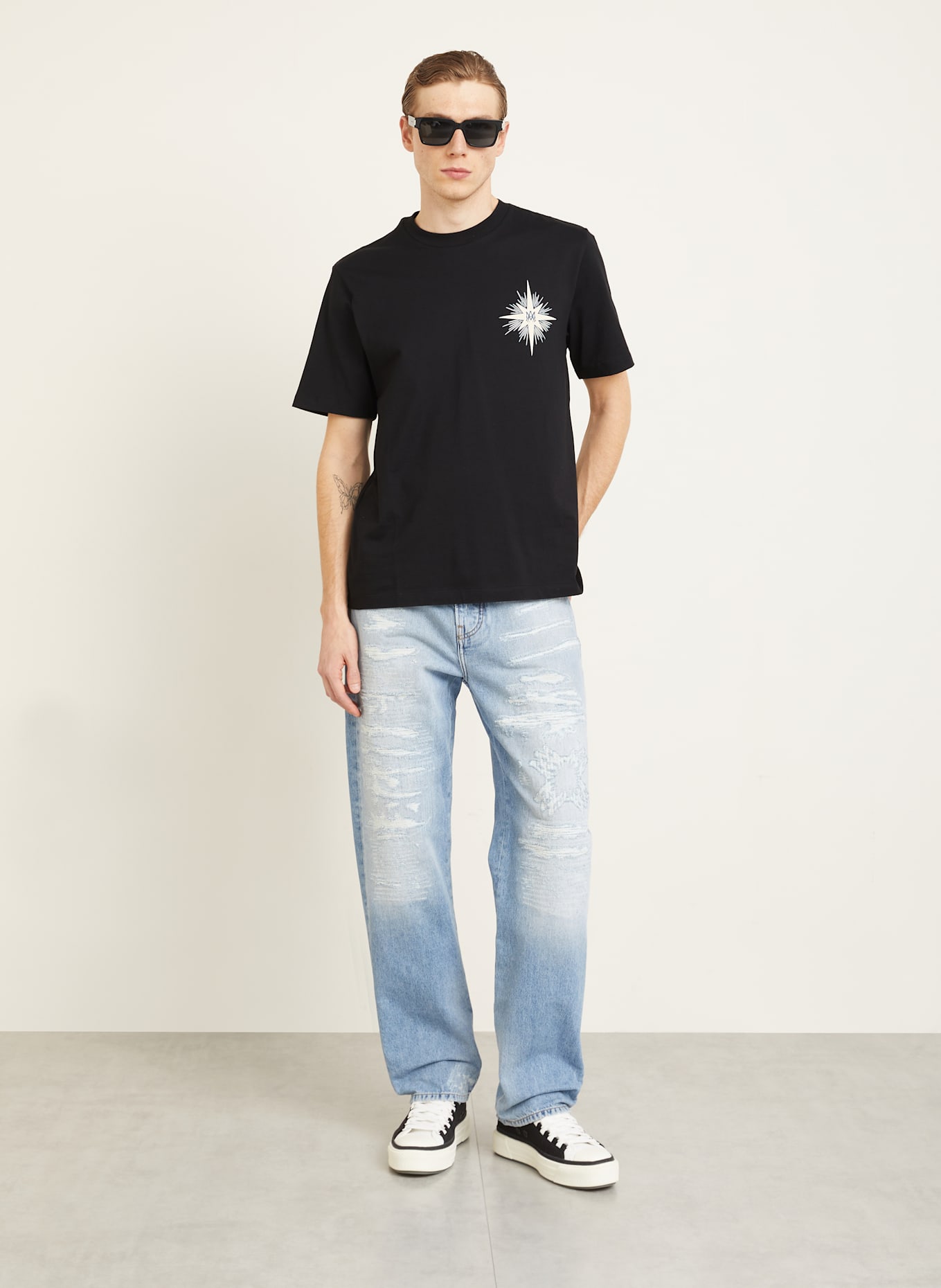 AMIRI T-shirt STARBURST: BLACK