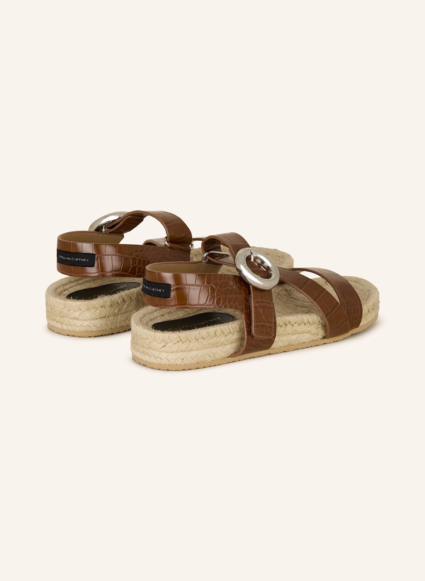 STELLA McCARTNEY Sandalen GAIA COCCO ALT REPTILE: BRAUN
