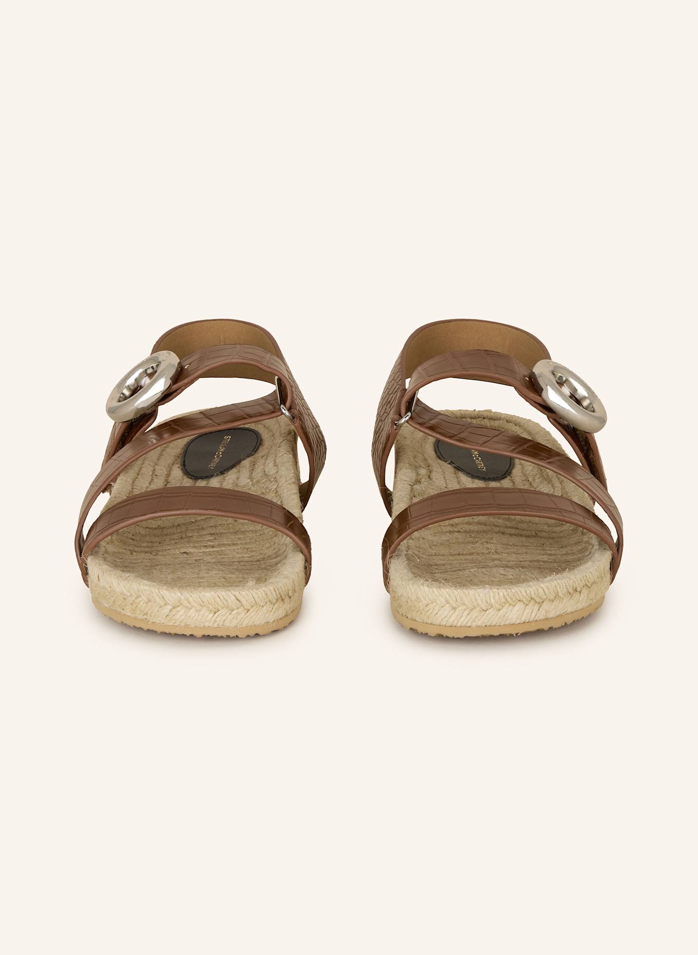 STELLA McCARTNEY Sandalen GAIA COCCO ALT REPTILE: BRAUN