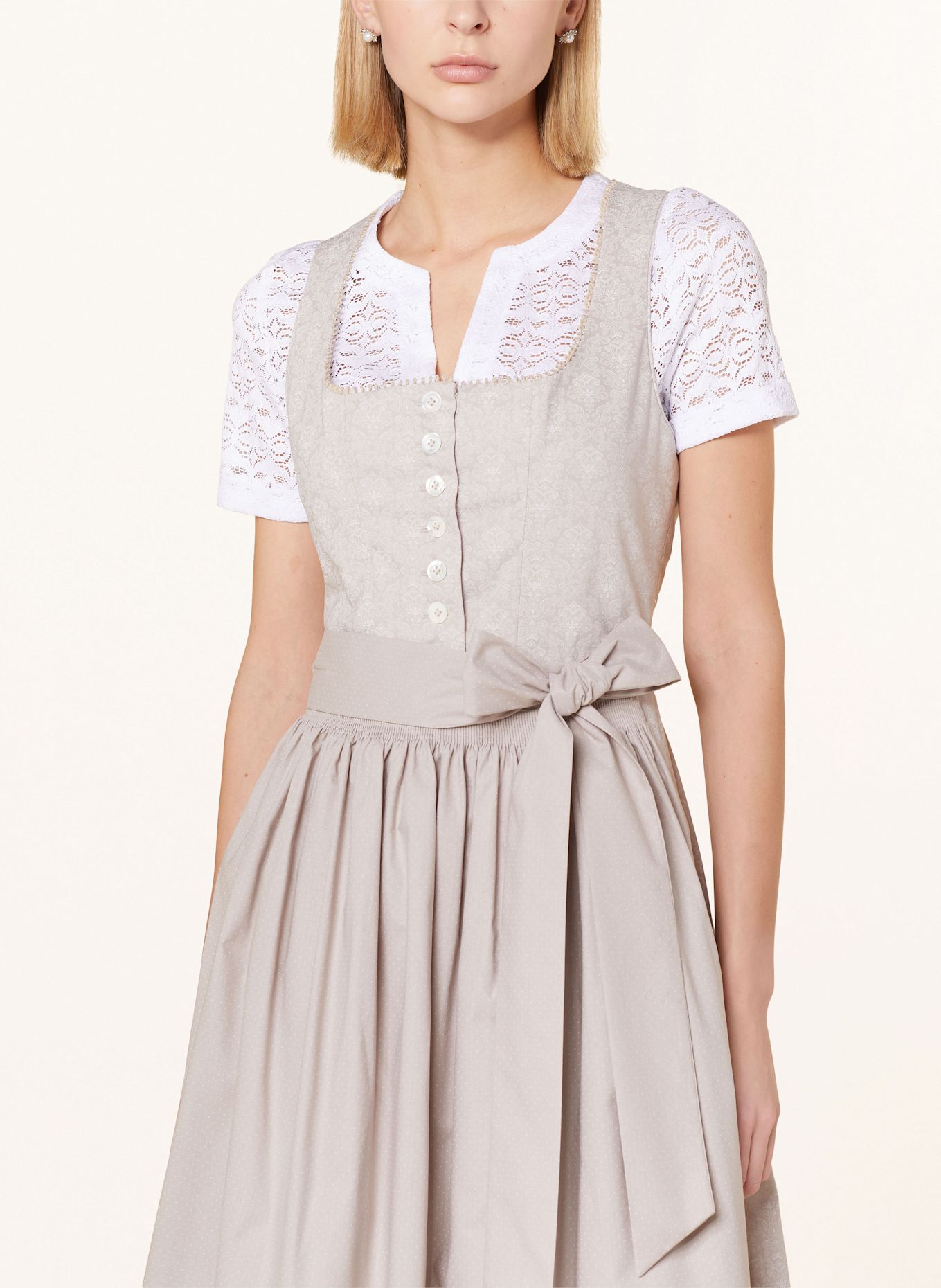 Johann & Johanna Dirndl PILLERSEE: BEIGE/ CREAM