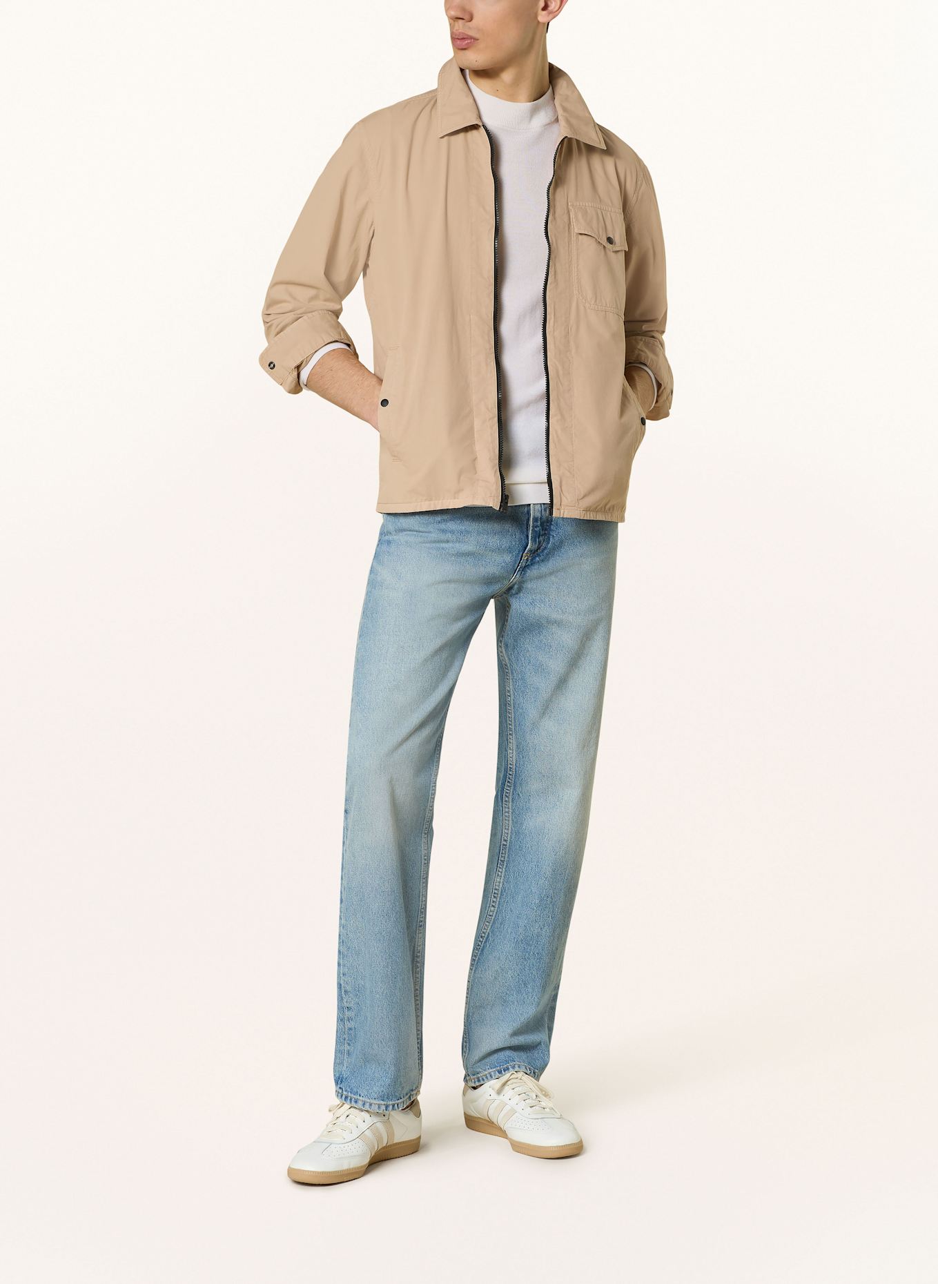 WOOLRICH Ovejacket: HELLBRAUN