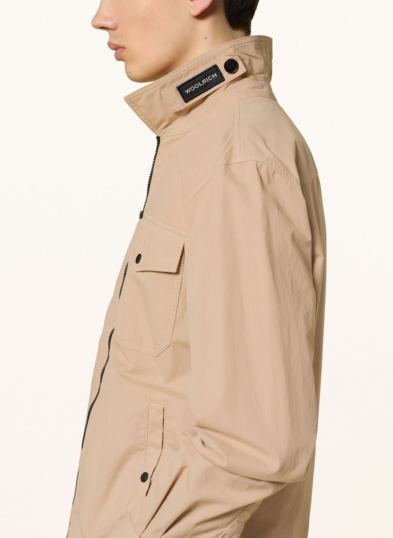 WOOLRICH Ovejacket: HELLBRAUN