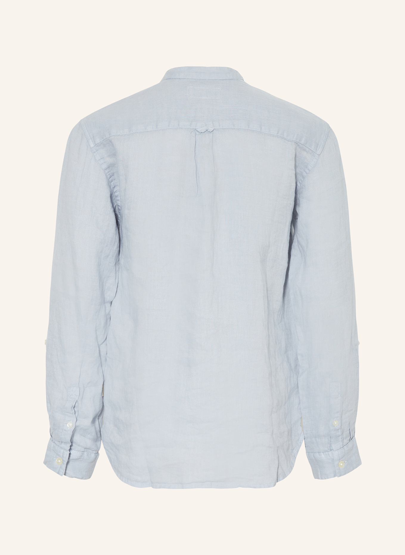 WOOLRICH Leinenhemd: HELLBLAU