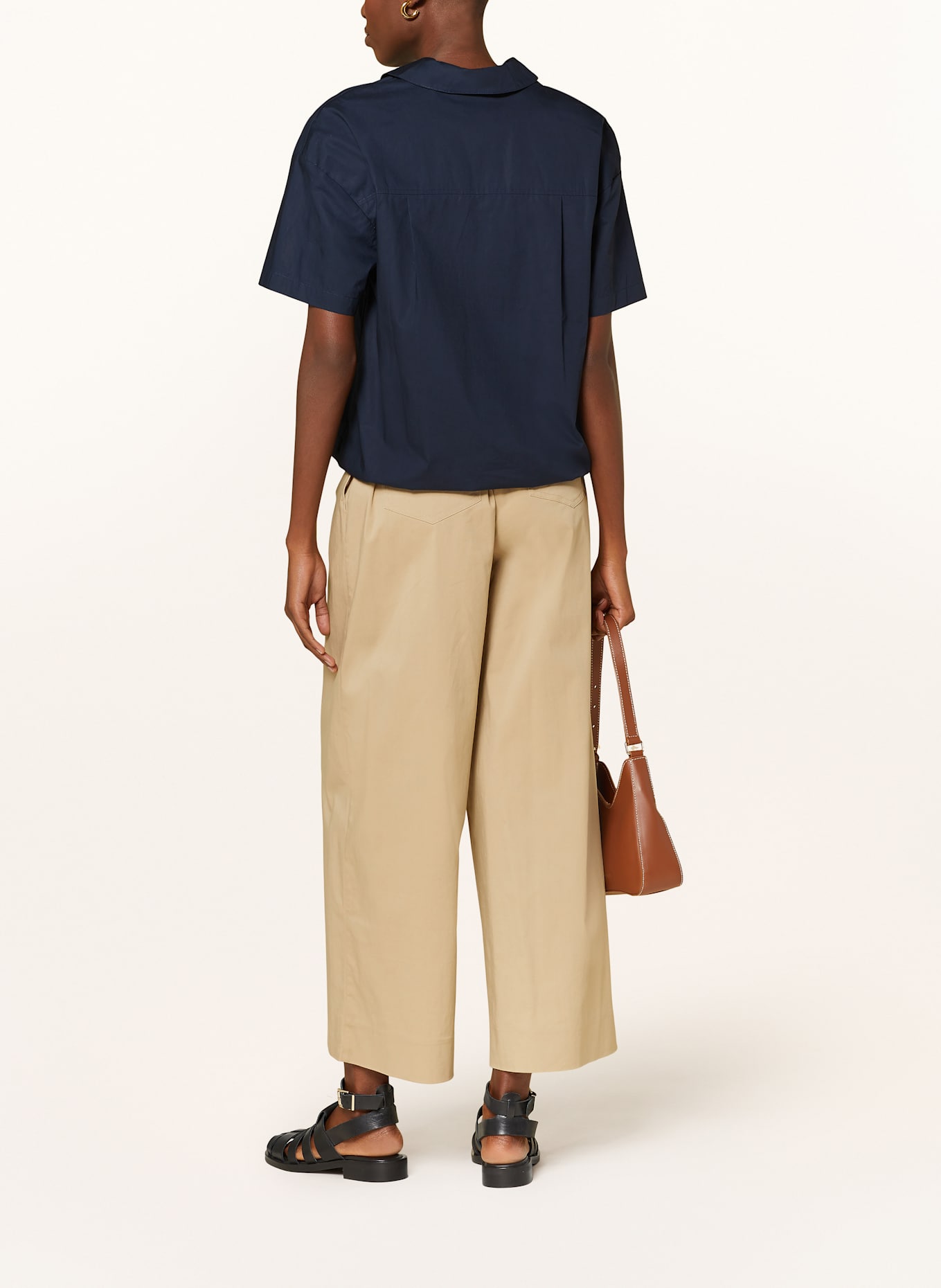 WOOLRICH Blusenshirt: DUNKELBLAU