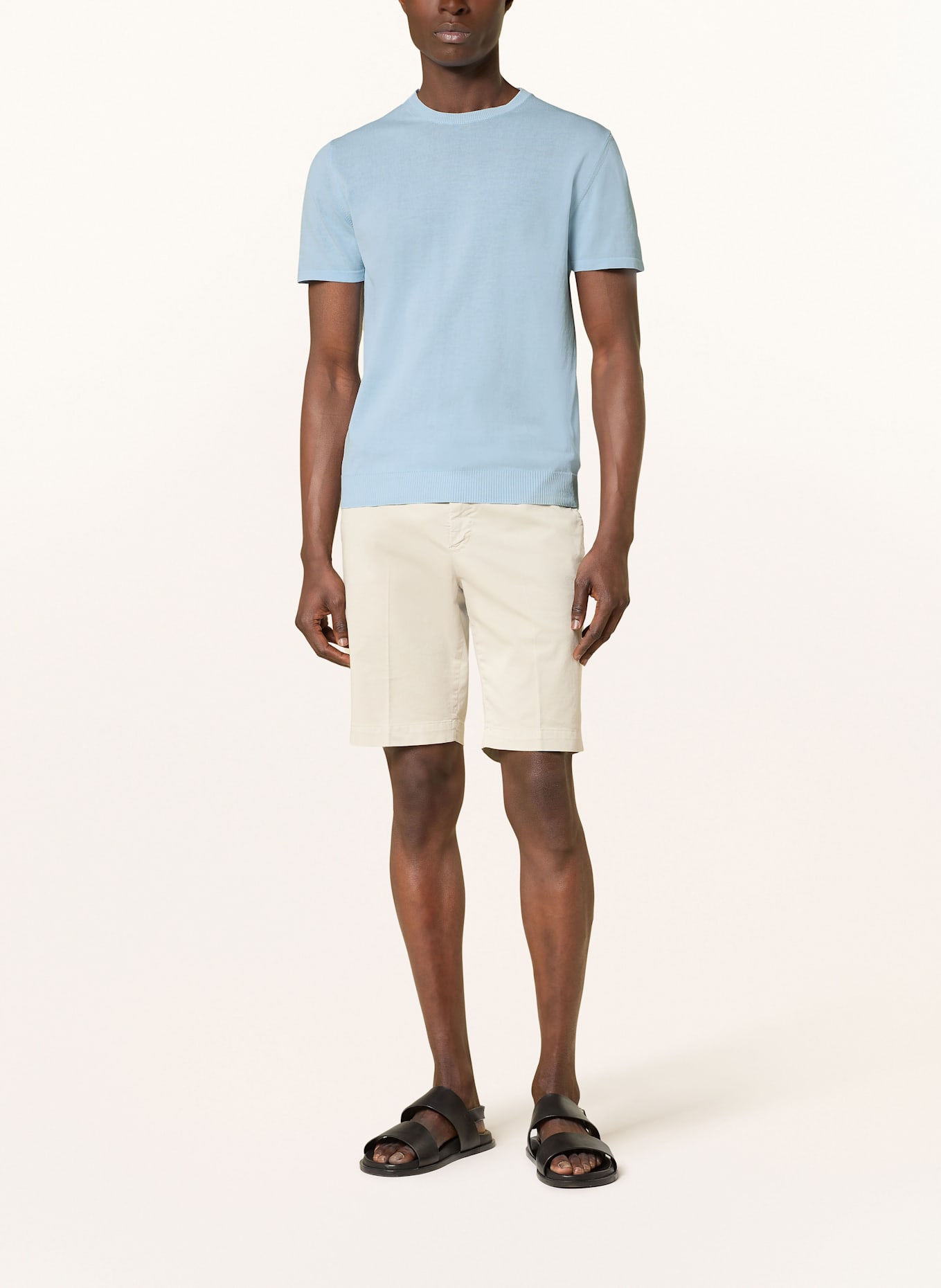 DANIELE FIESOLI Strickshirt: HELLBLAU