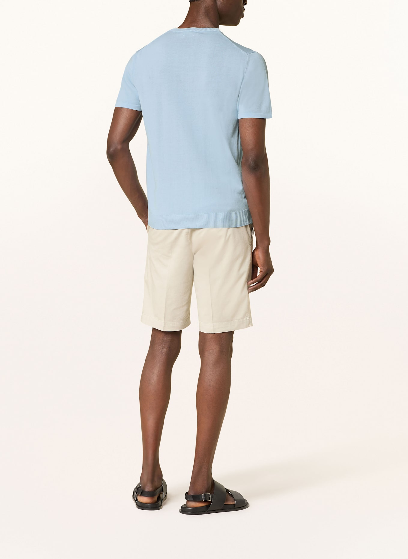 DANIELE FIESOLI Strickshirt: HELLBLAU