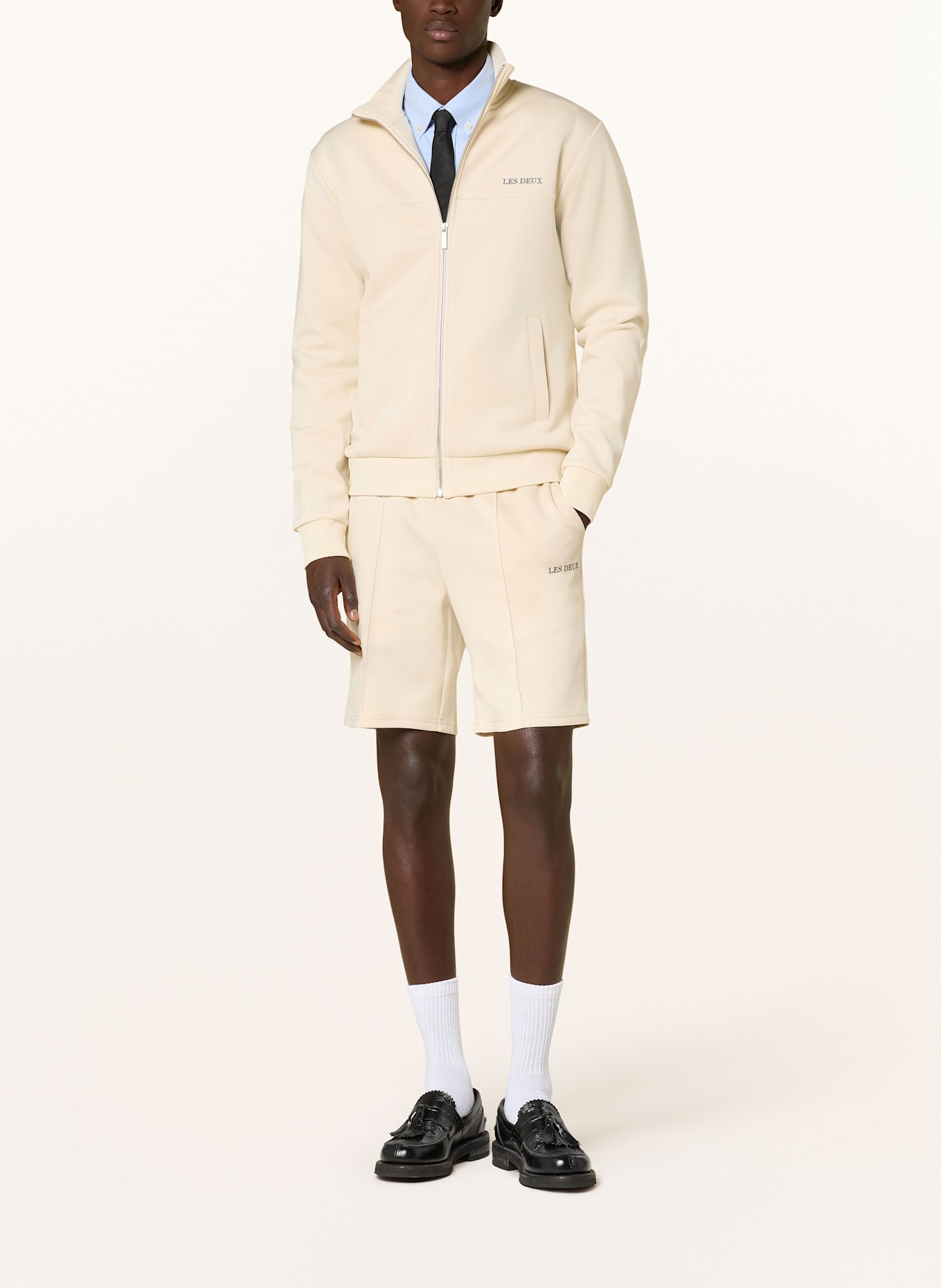 LES DEUX Trainingsjack BALLIER: ECRU