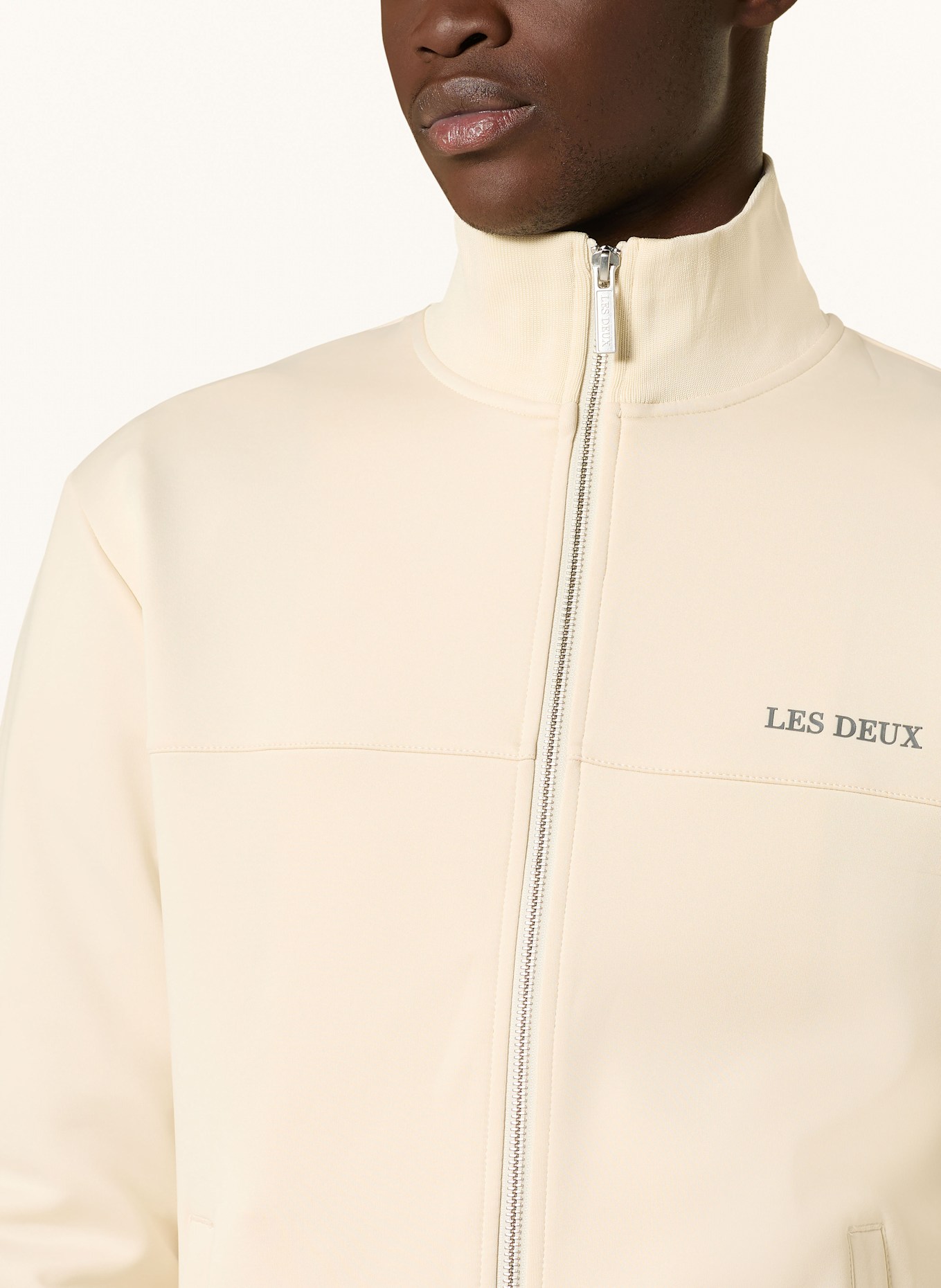 LES DEUX Trainingsjack BALLIER: ECRU