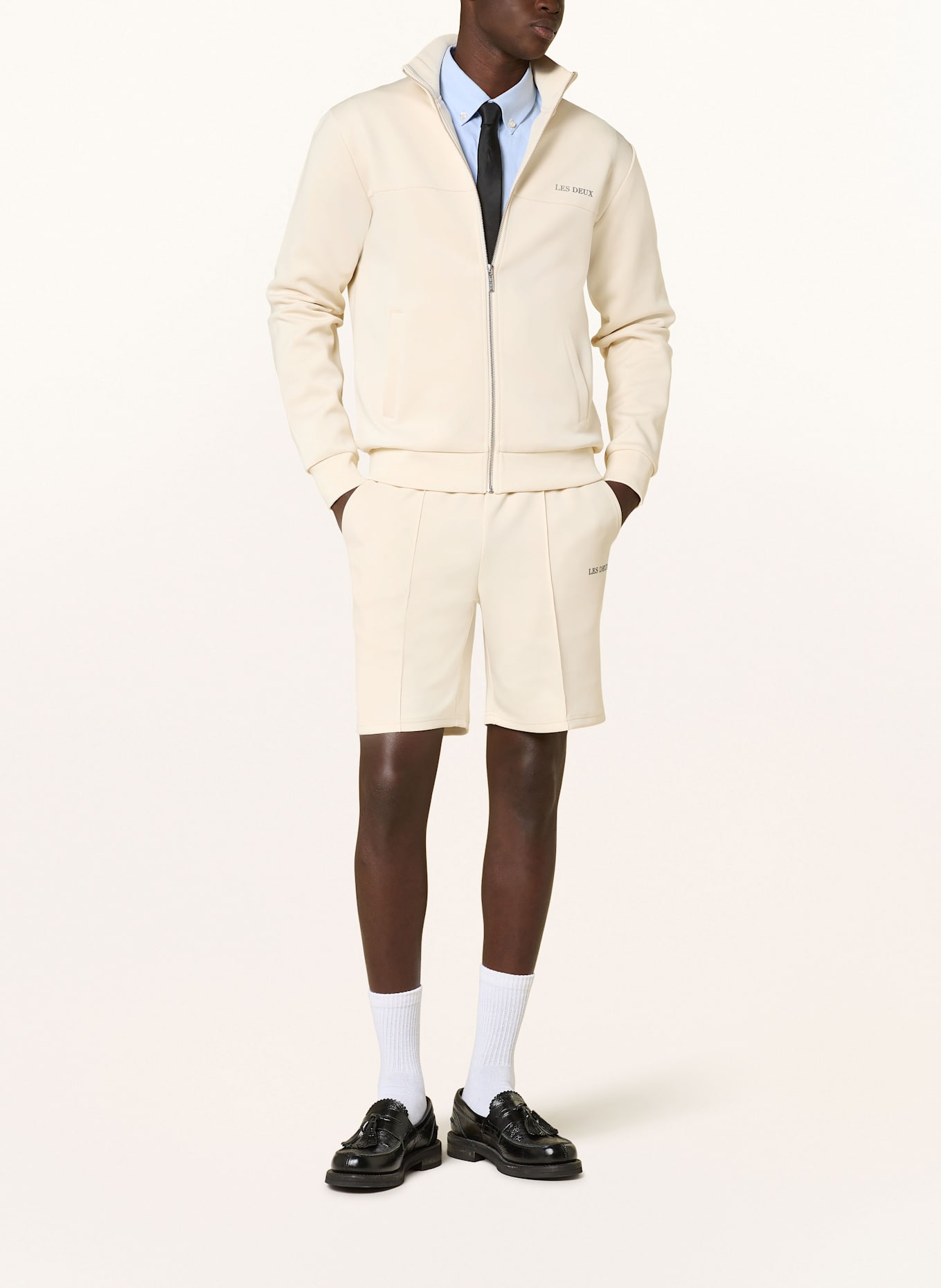 LES DEUX Jersey shorts: ECRU