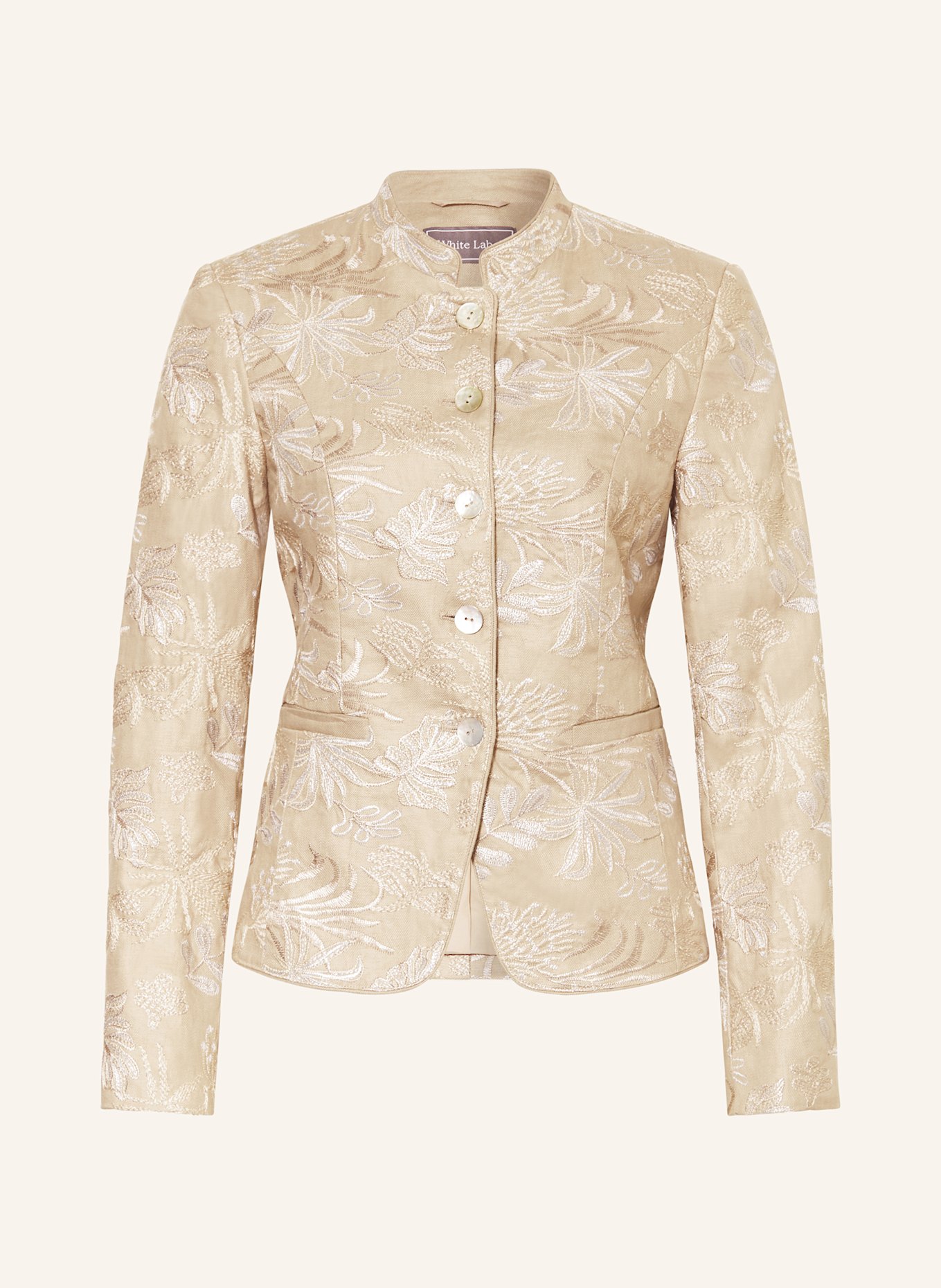 White Label Leinenjanker: BEIGE