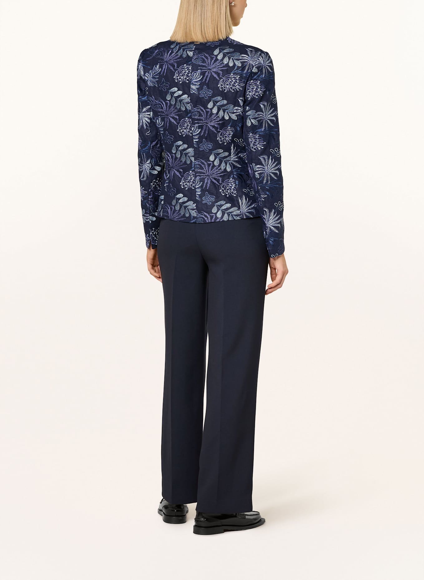 White Label Leinenjanker: DUNKELBLAU