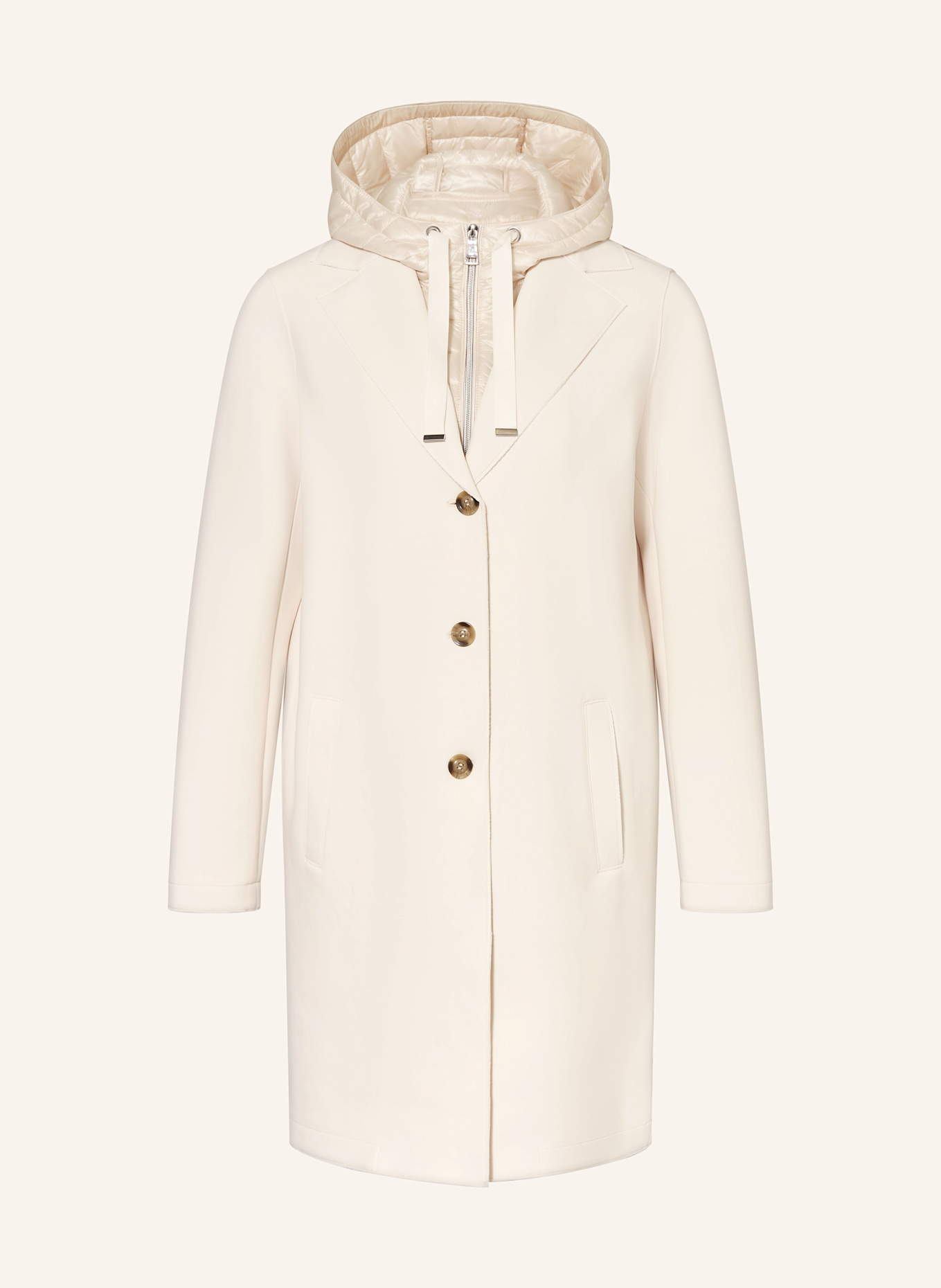 White Label Coat: ECRU