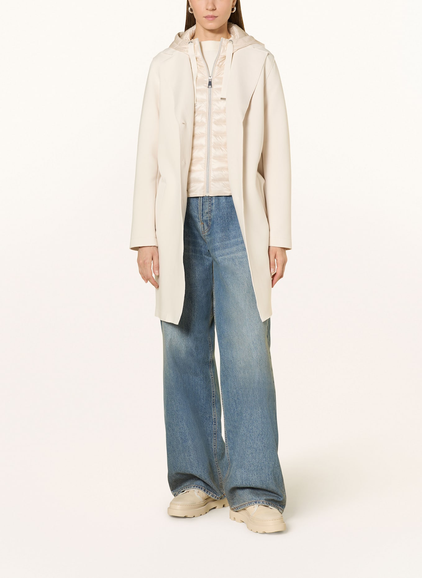 White Label Coat: ECRU