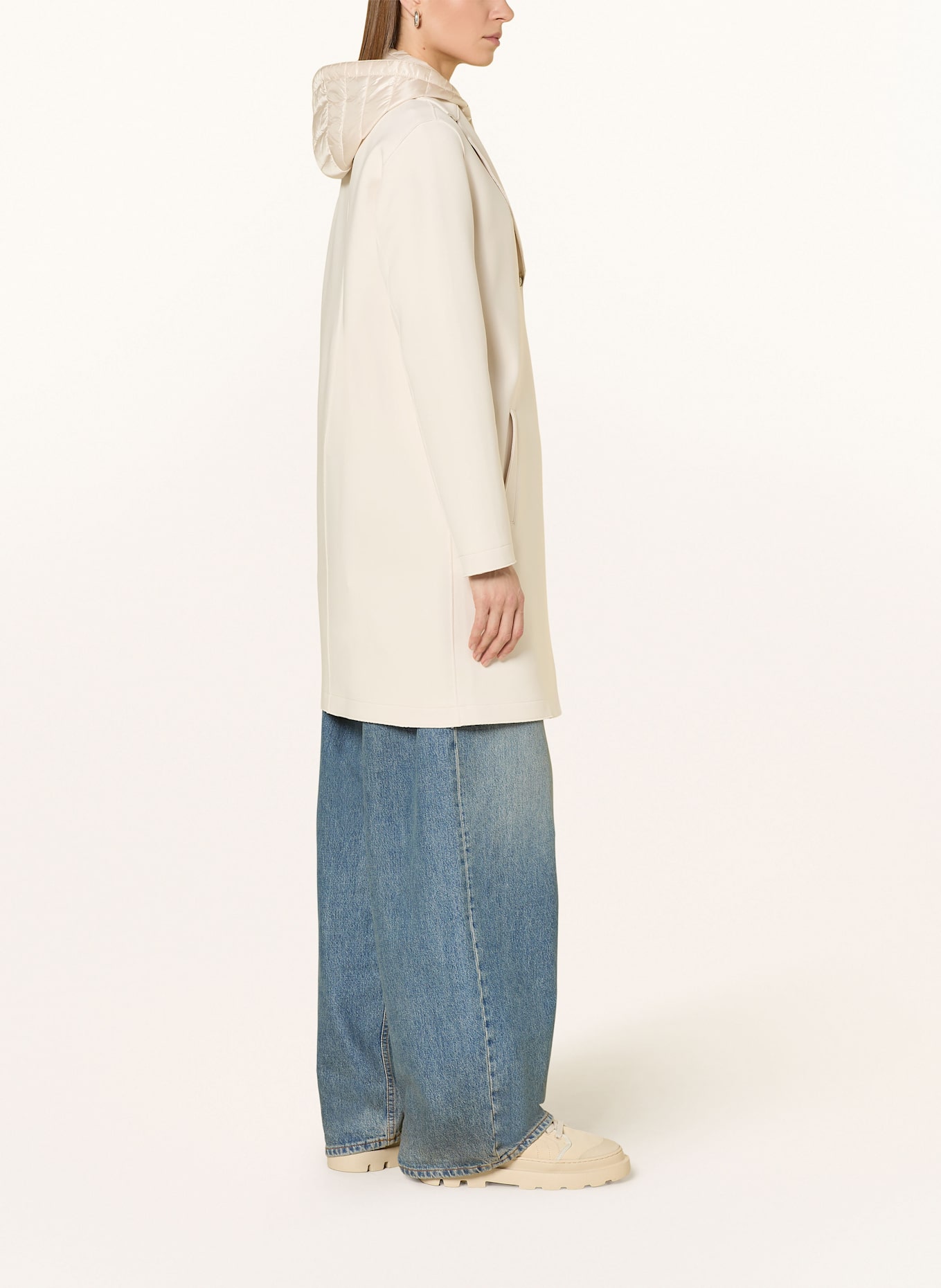 White Label Coat: ECRU