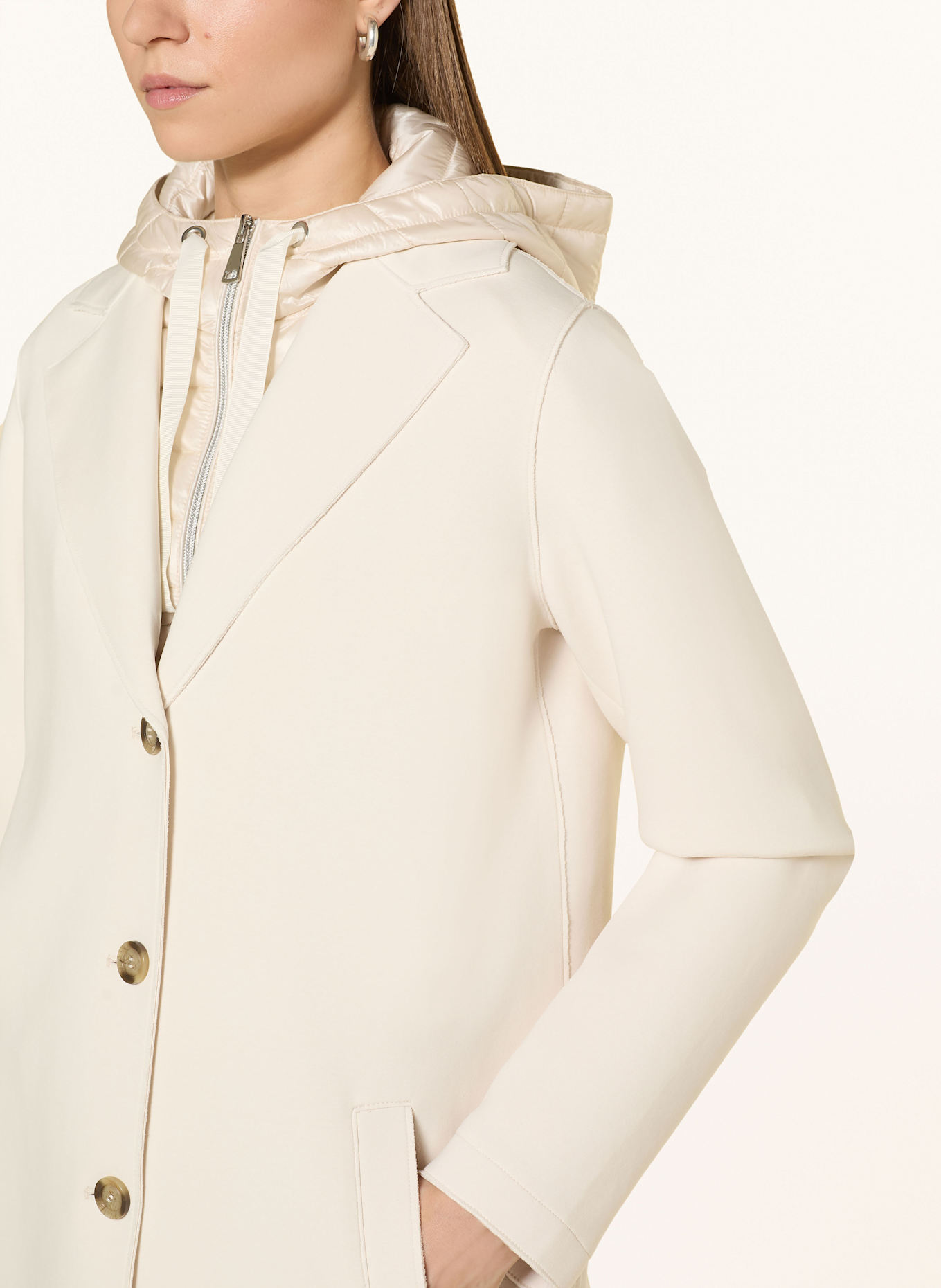 White Label Coat: ECRU