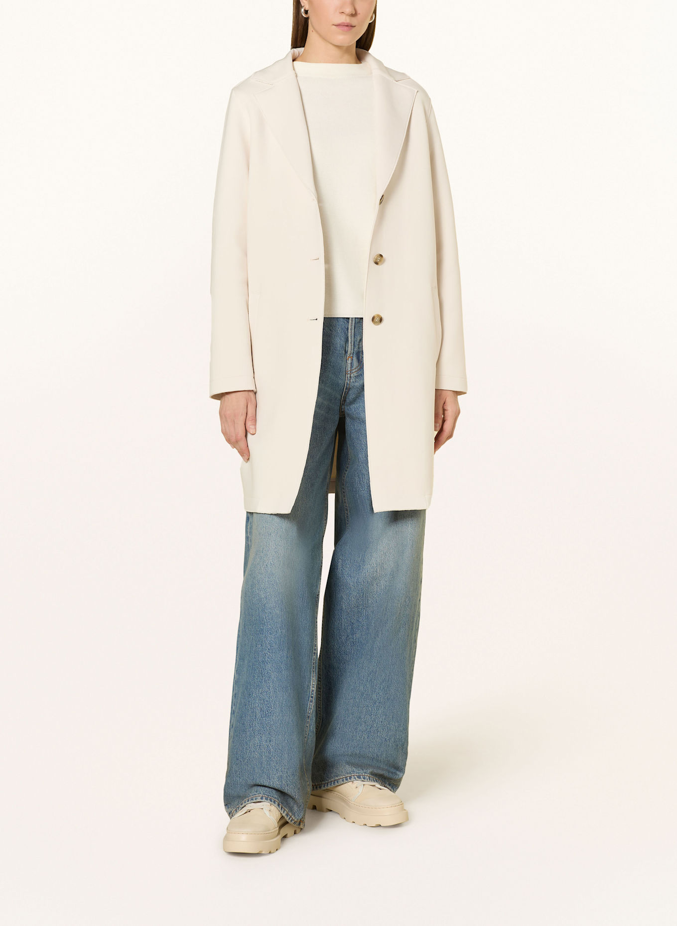 White Label Coat: ECRU
