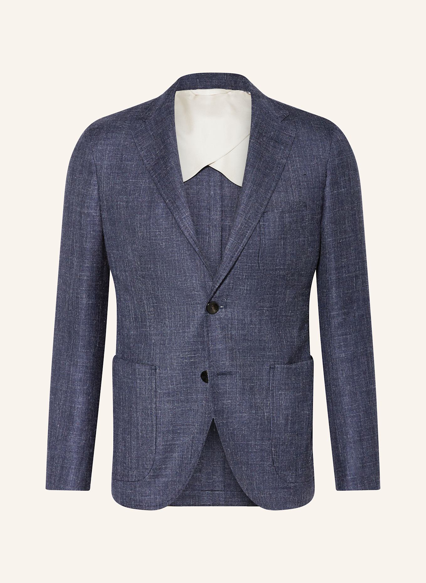 AGNONA Marynarka slim fit: GRANATOWY