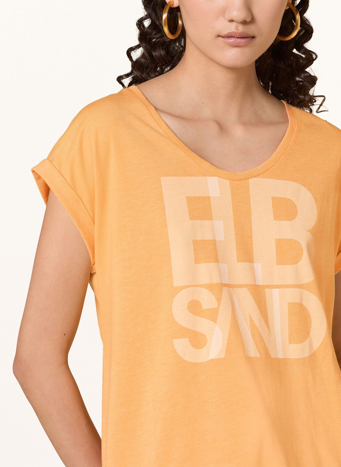 ELBSAND T-Shirt ELDIS: ORANGE
