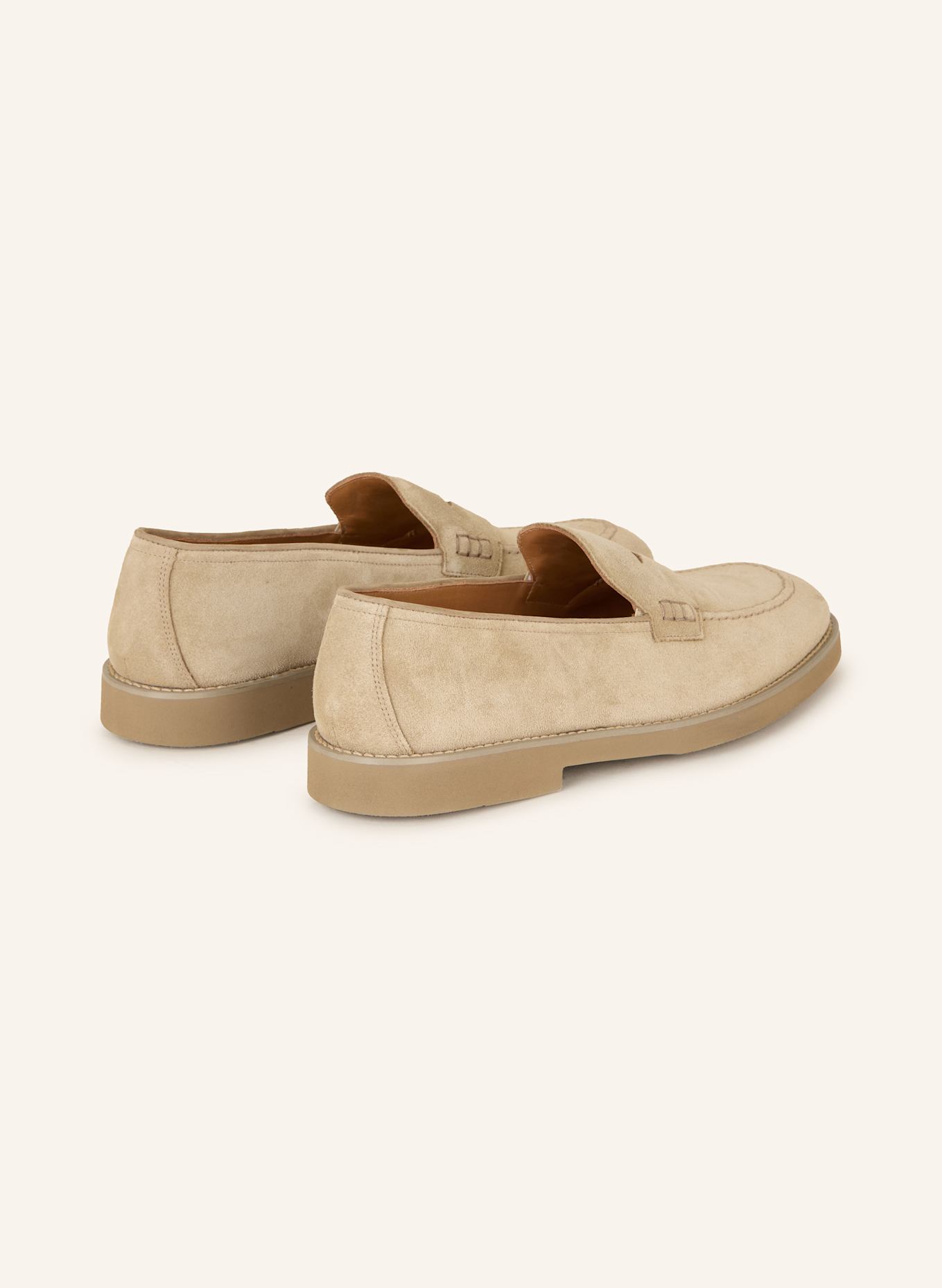 DOUCAL'S Penny loafers: LIGHT BROWN